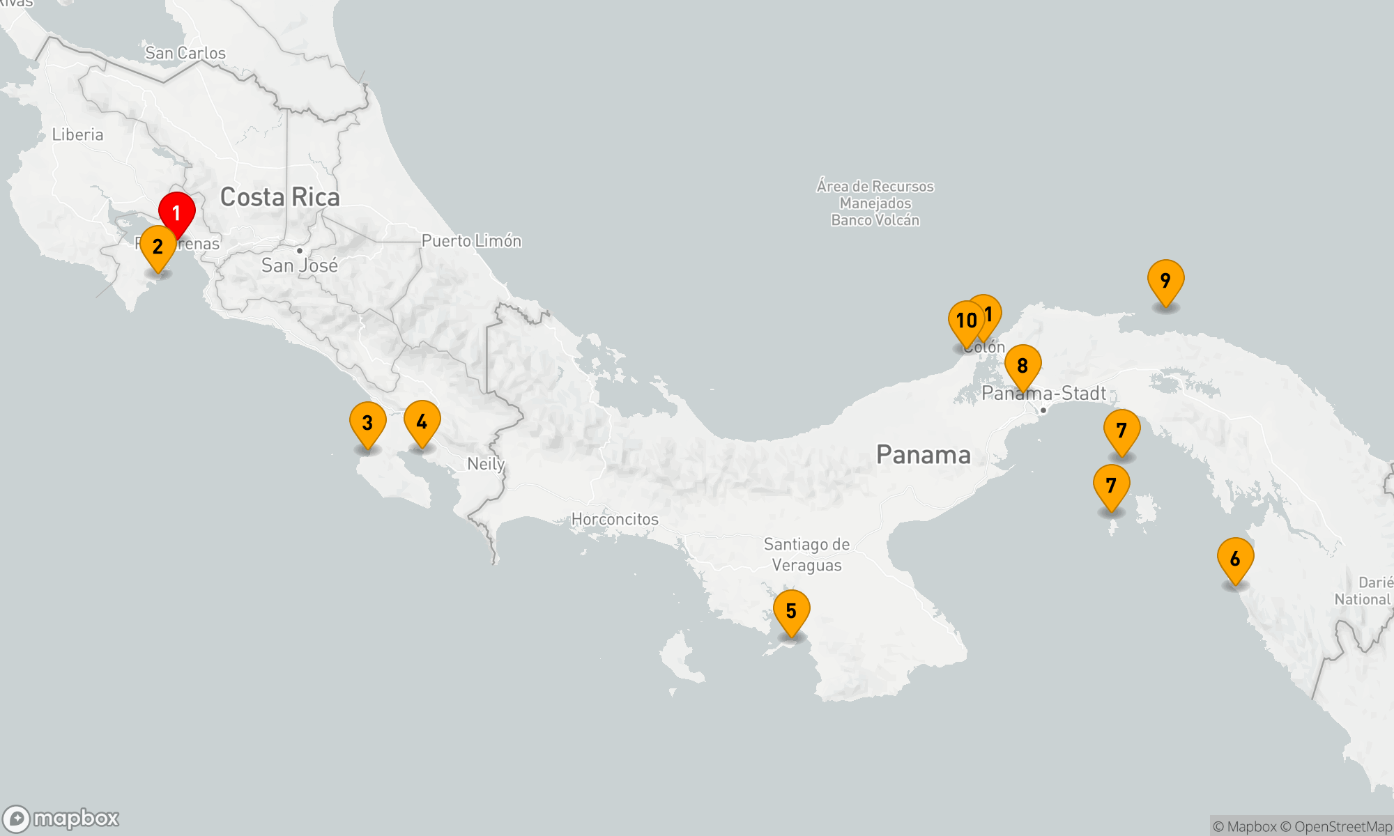 Route 10 Nächte - Geheimnisse Mittelamerikas
