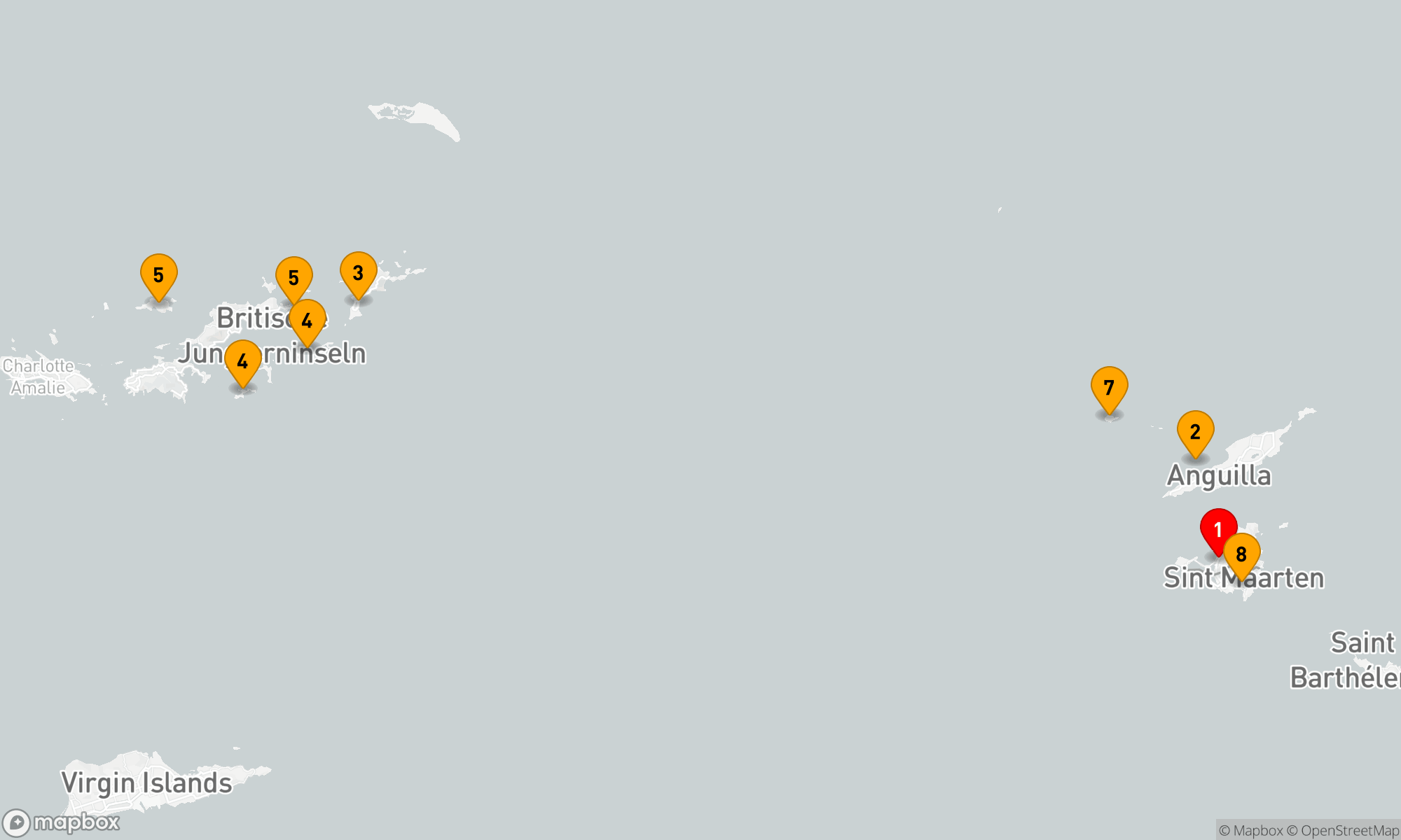 Route 7 Nächte - Unterwegs unter Segeln im Herzen der Kleinen Antillen