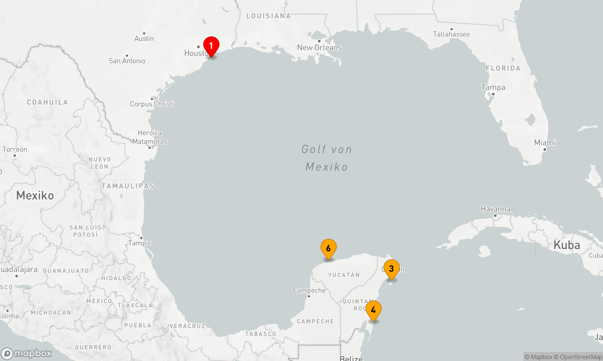 Route 7 Nächte - Zauberhafte Karibikträume ab Galveston