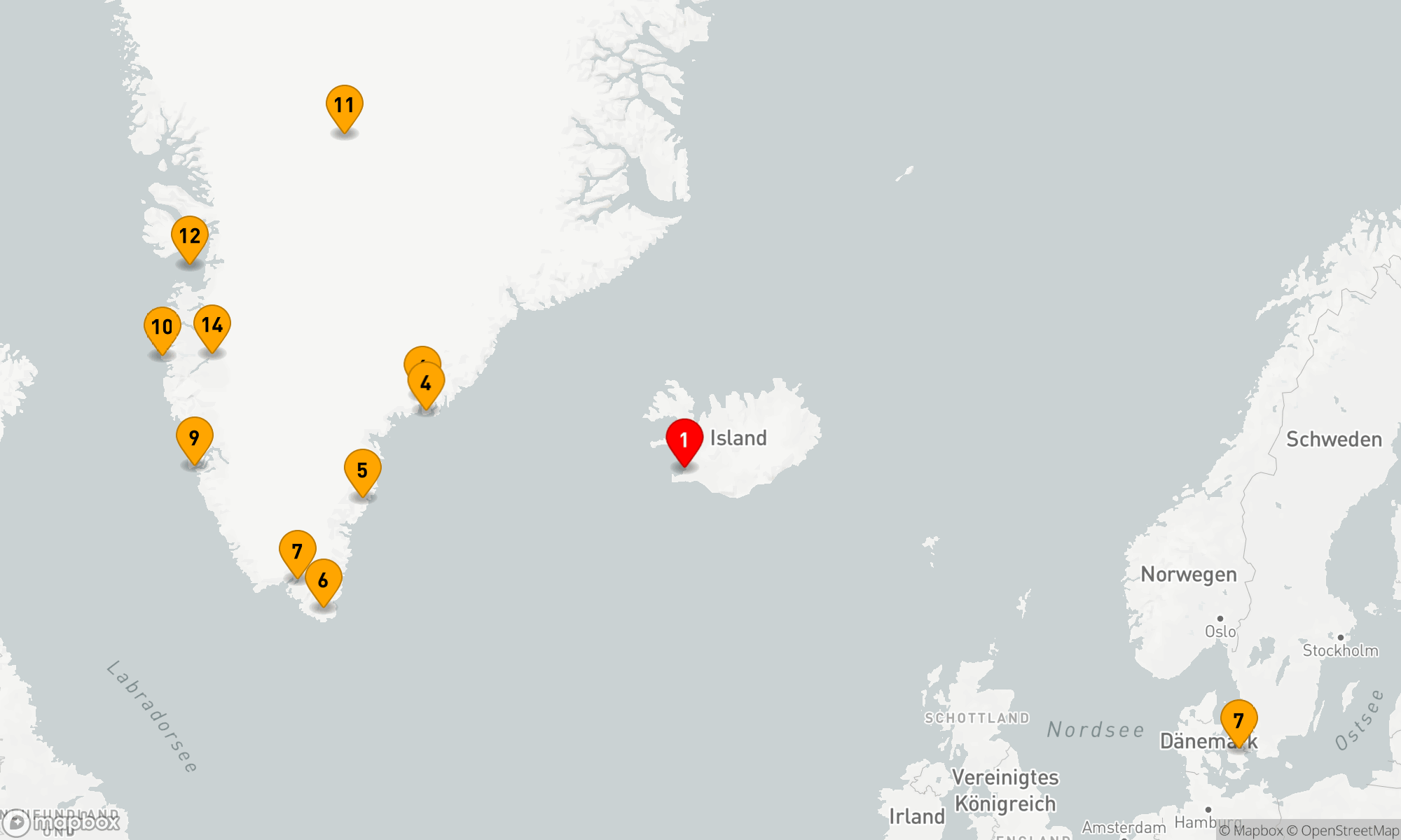 Route 13 Nächte - Expedition zum Rand des Eisschilds