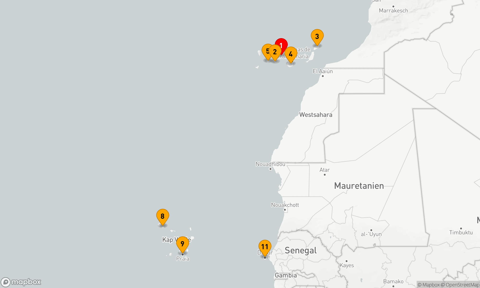 Route 10 Nächte - Zwischen Vulkanen und Ozean,  von den Kanaren bis zu den Kapverden