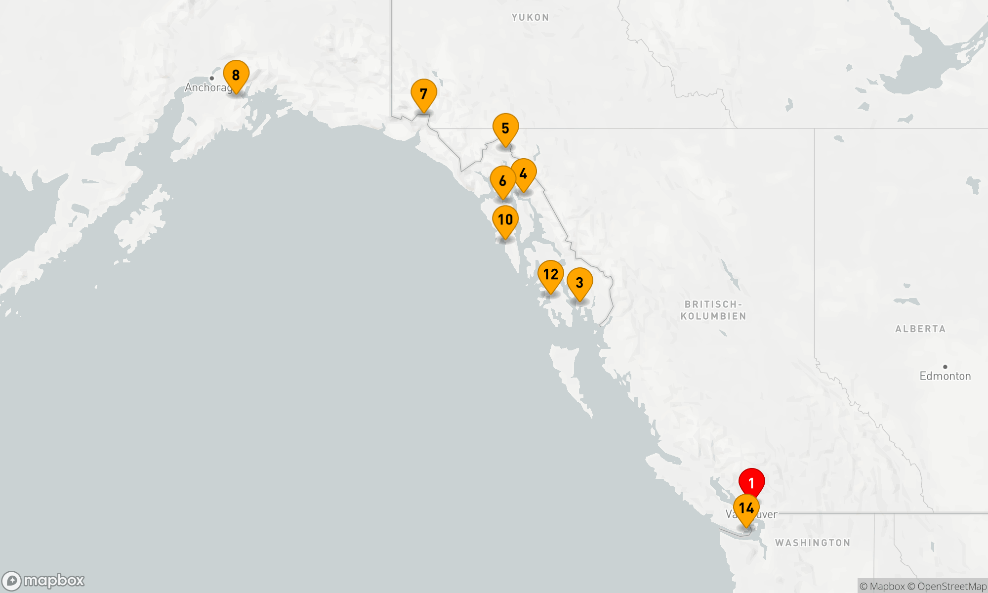 Route 14 Nächte - KANADISCHE QUELLE