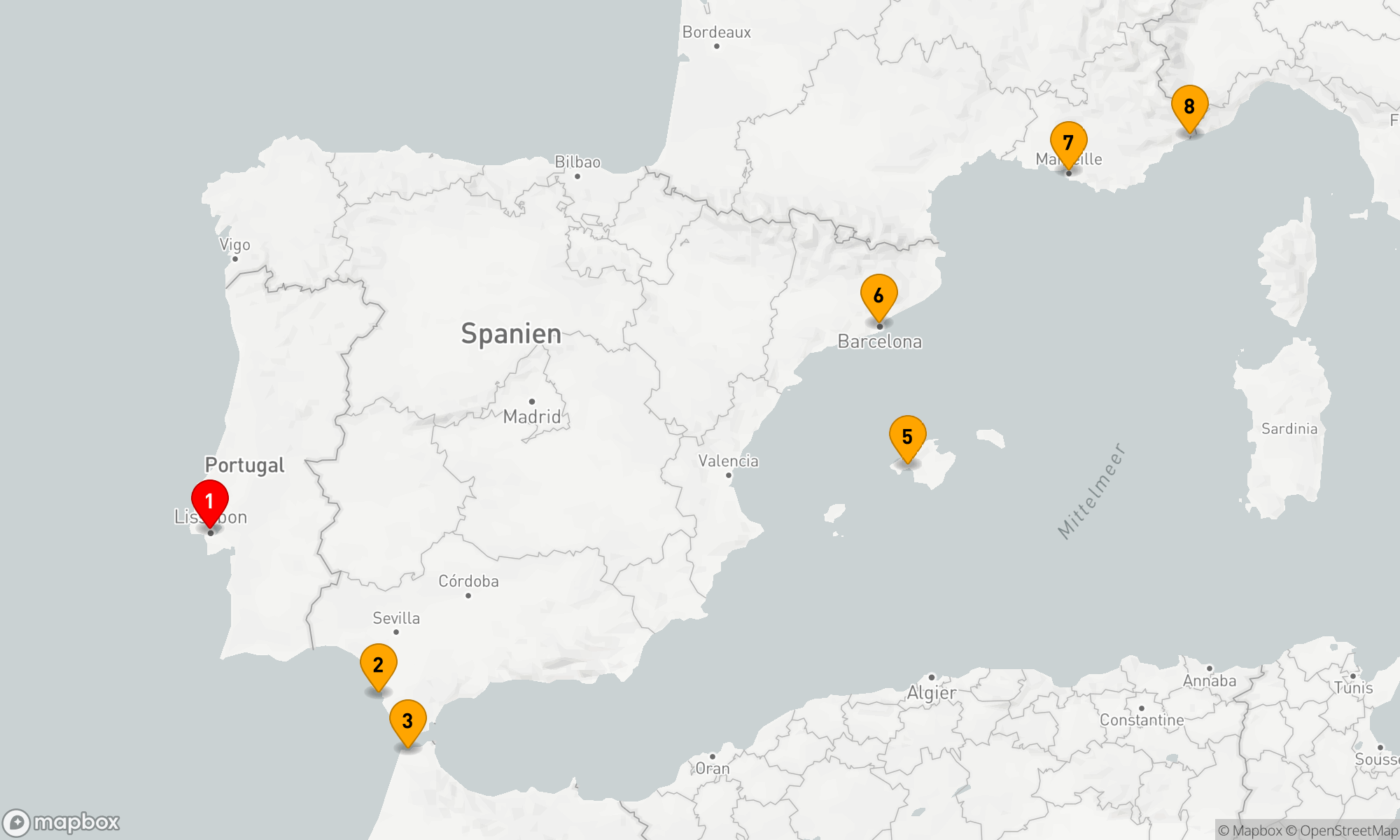 Route 7 Nächte - KULINARISCHE HAUPTSTÄDTE