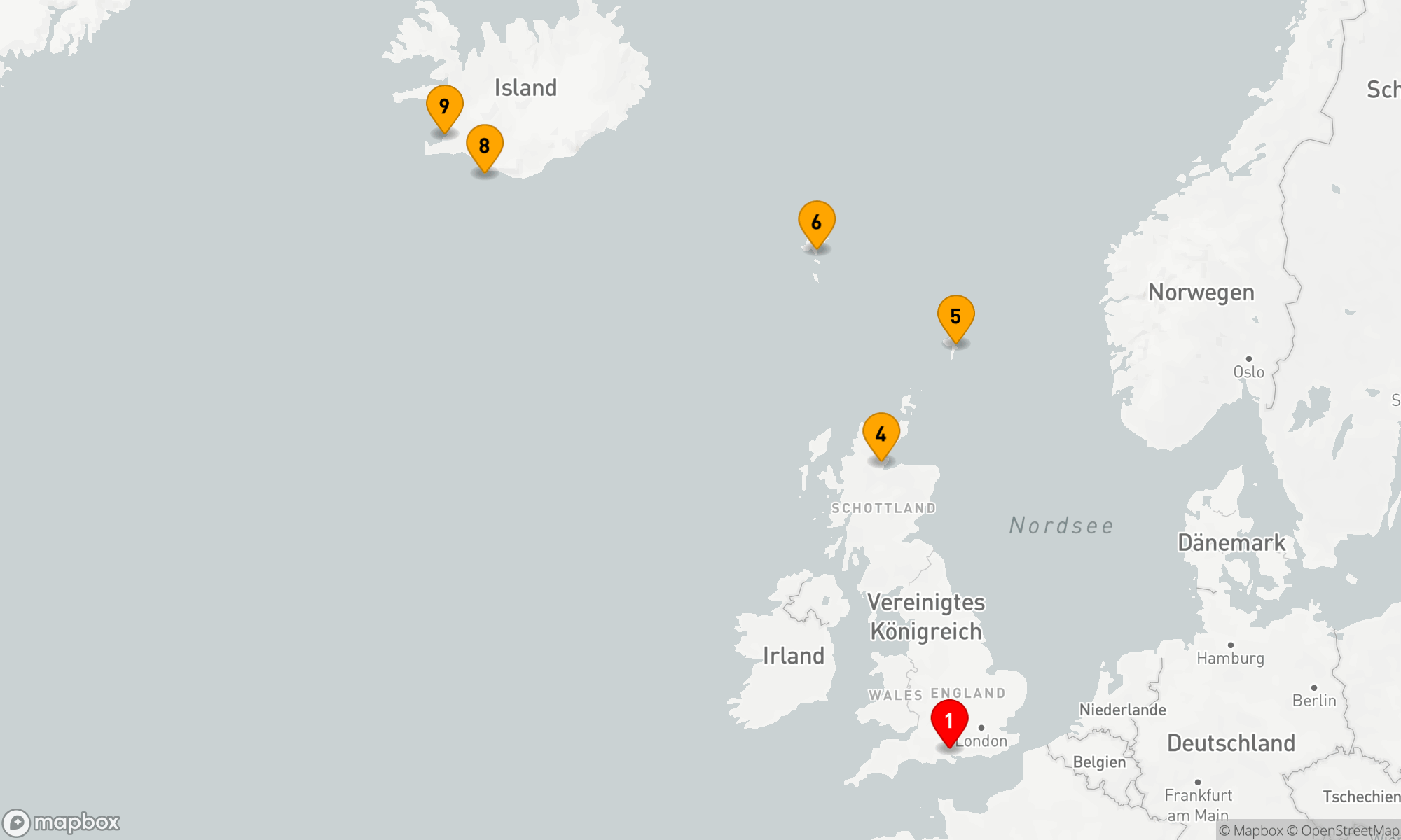 Route 8 Nächte - KÖNIGLICHE ROUTEN