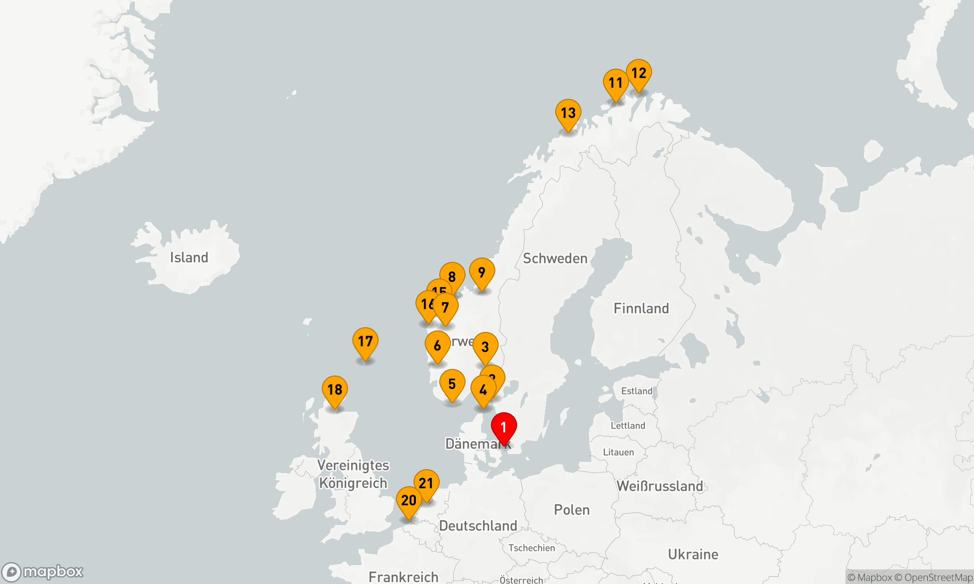 Route 20 Nächte - FJORDE & MÄRCHEN
