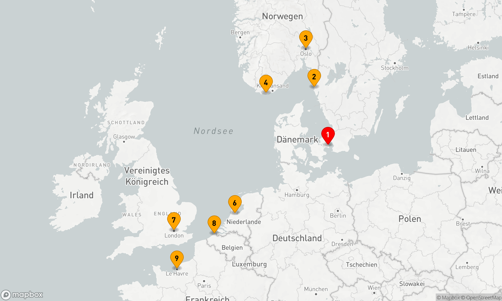 Route 8 Nächte - LANDSCHAFTLICH REIZVOLLE SEEWEGE & DIE SEINE
