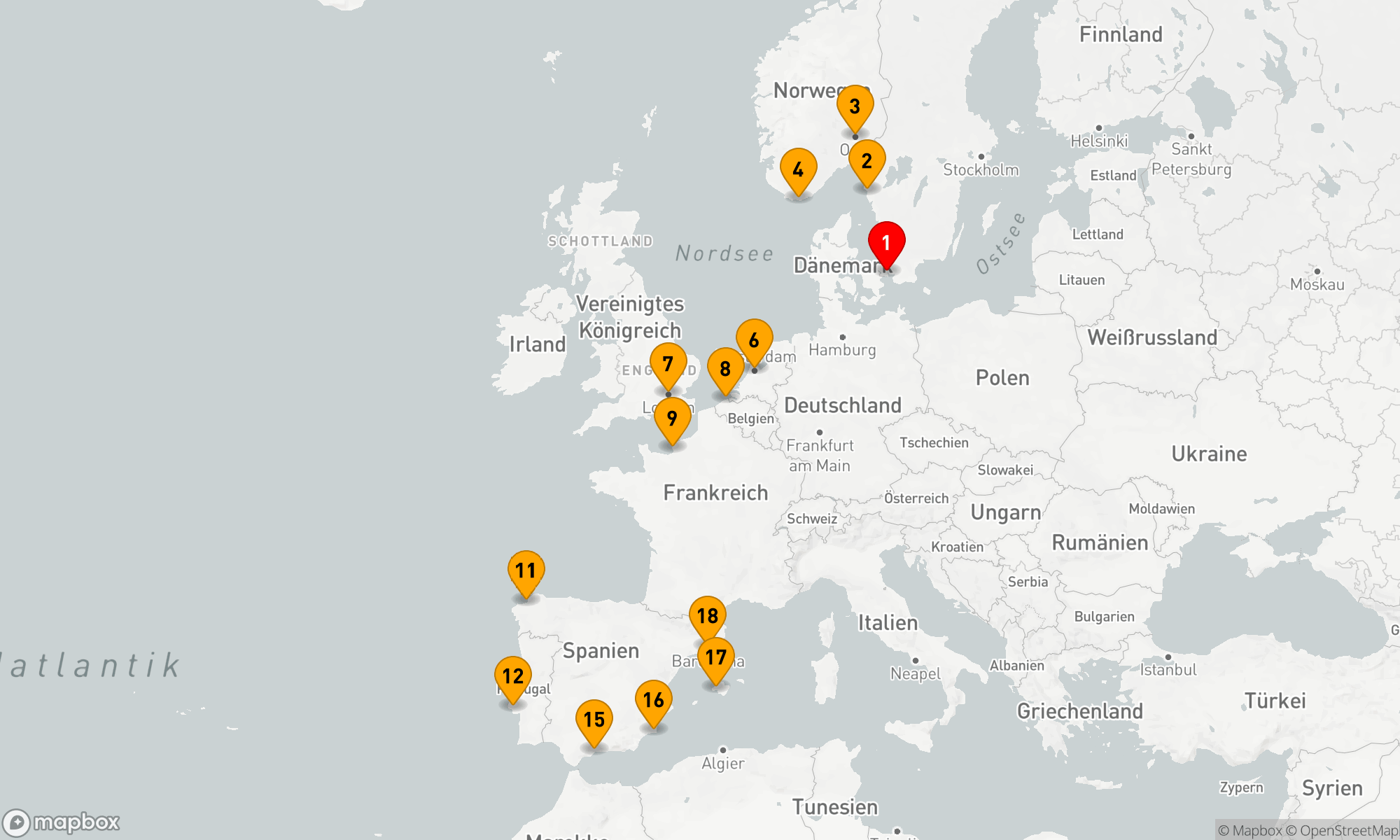 Route 17 Nächte - ELEGANZ DES NORDENS,  GLAMOUR DES SÜDENS