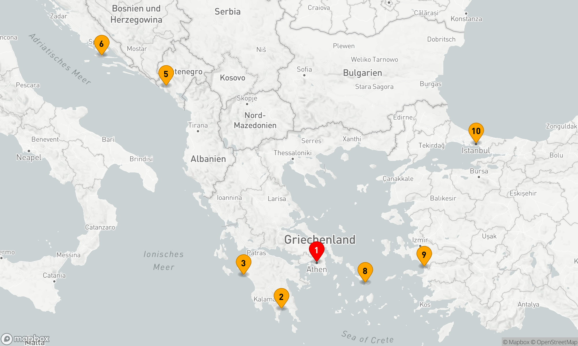 Route 10 Nächte - GEHEIMNISSE UND WUNDER