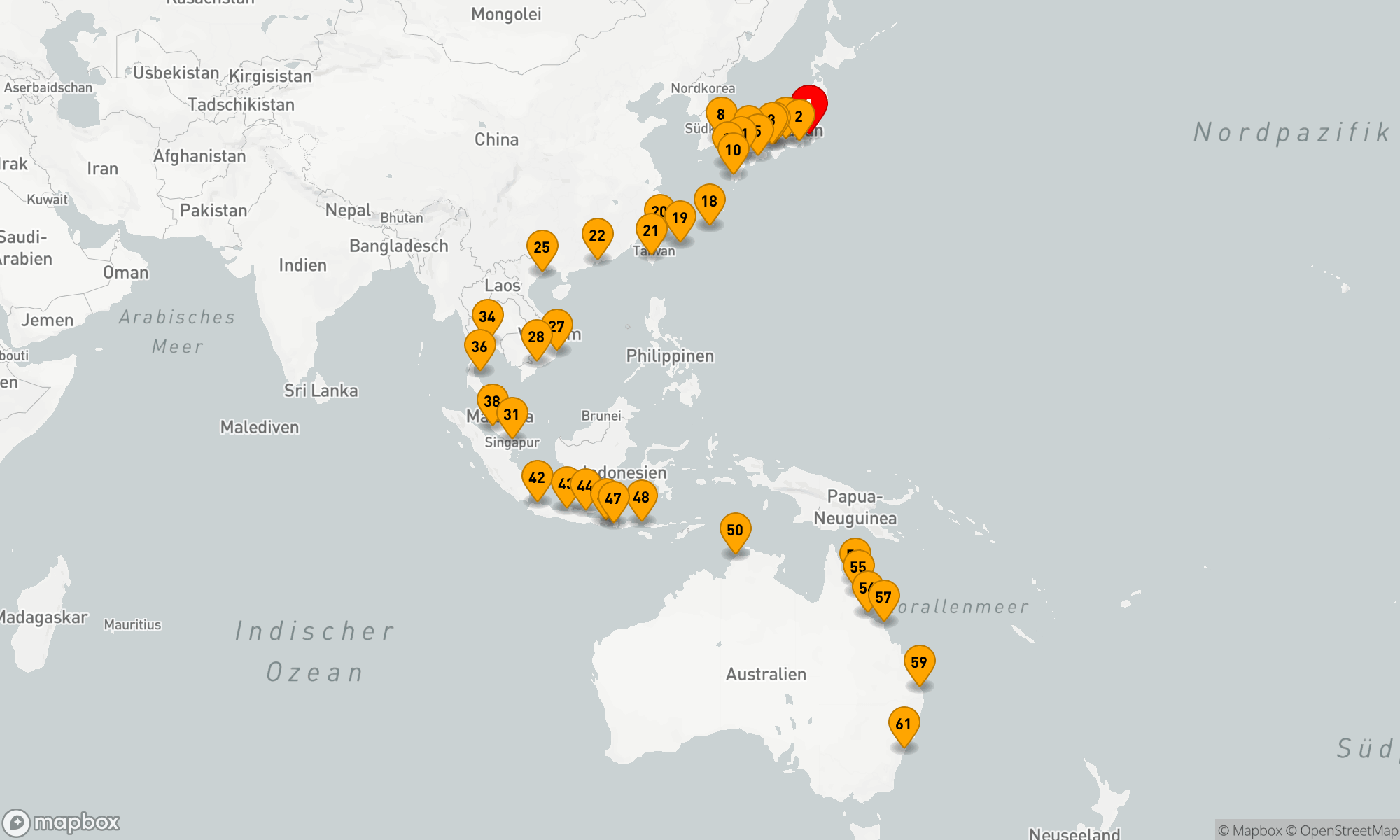 Route 60 Nächte - GRAND ASIA EXPLORATION