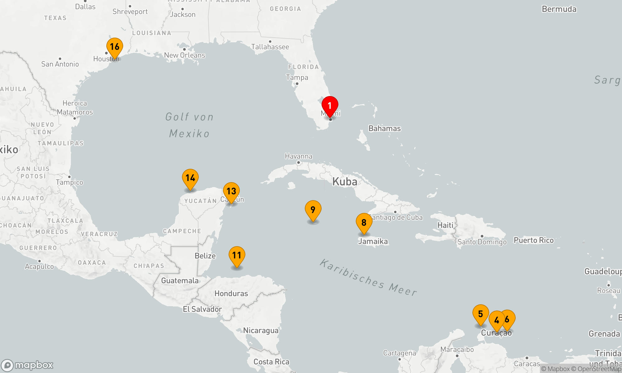 Route 15 Nächte - SAPHIRBLAUE MEERESTRÄUME