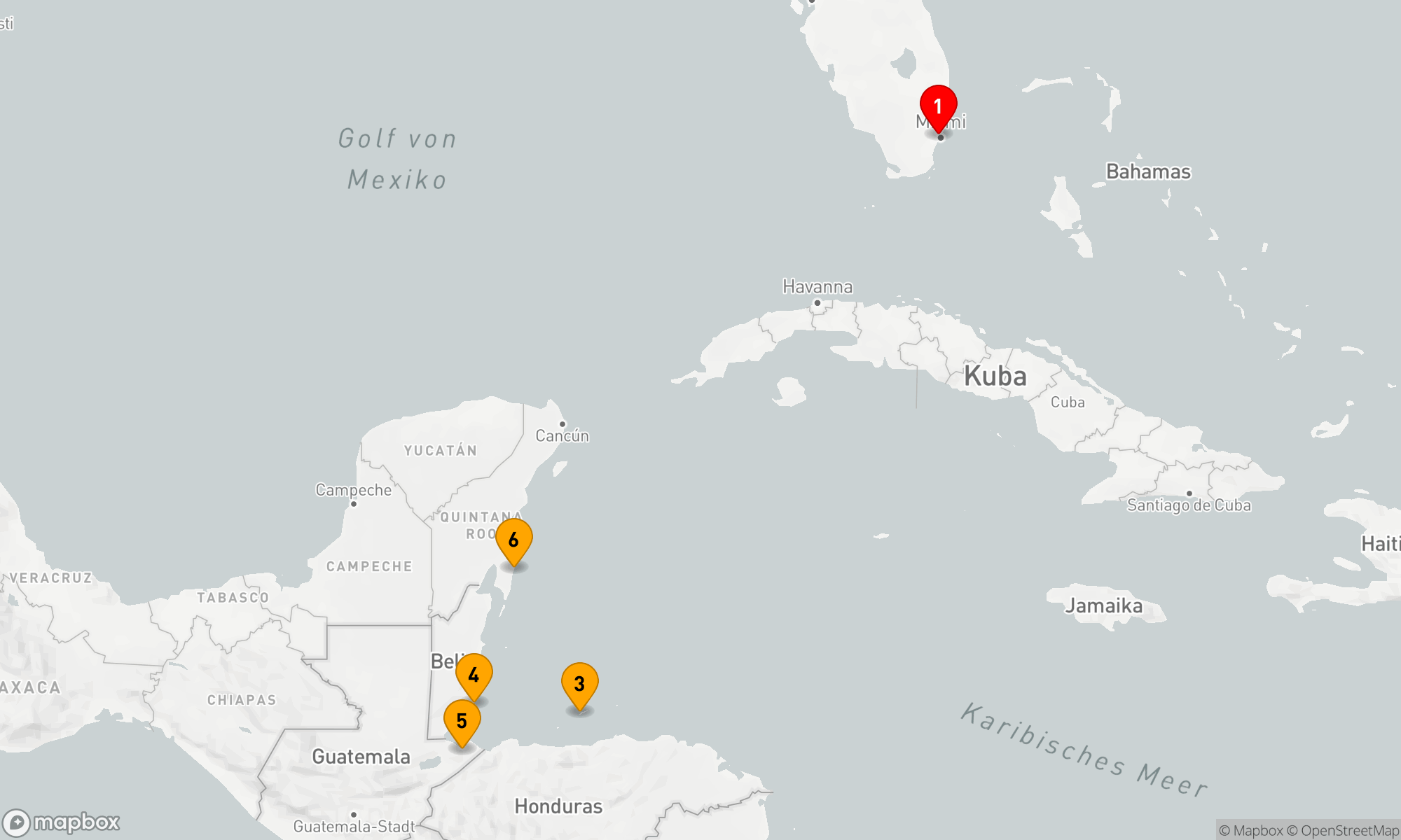 Route 7 Nächte - KARIBIK ALS ZIEL