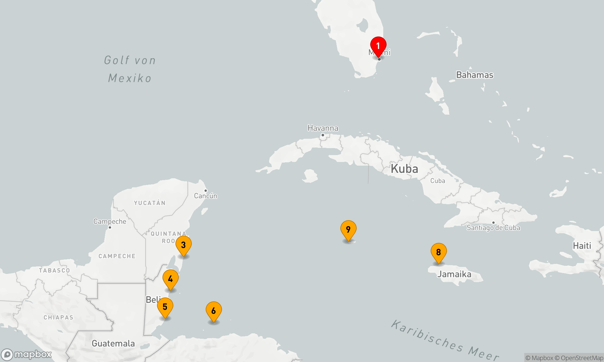 Route 10 Nächte - SCHÄTZE VON BELIZE
