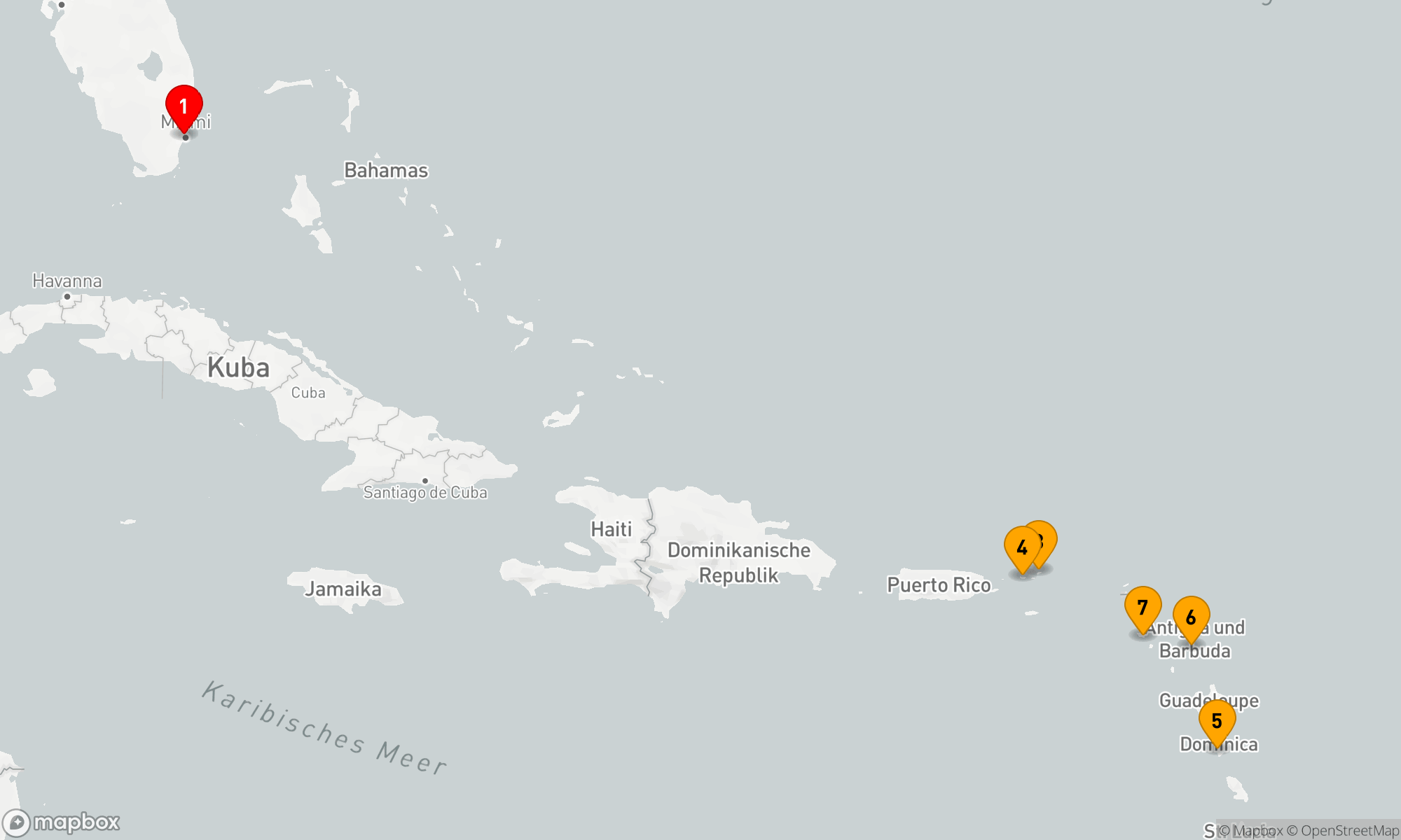 Route 10 Nächte - REISE ZU DEN KLEINEN ANTILLEN