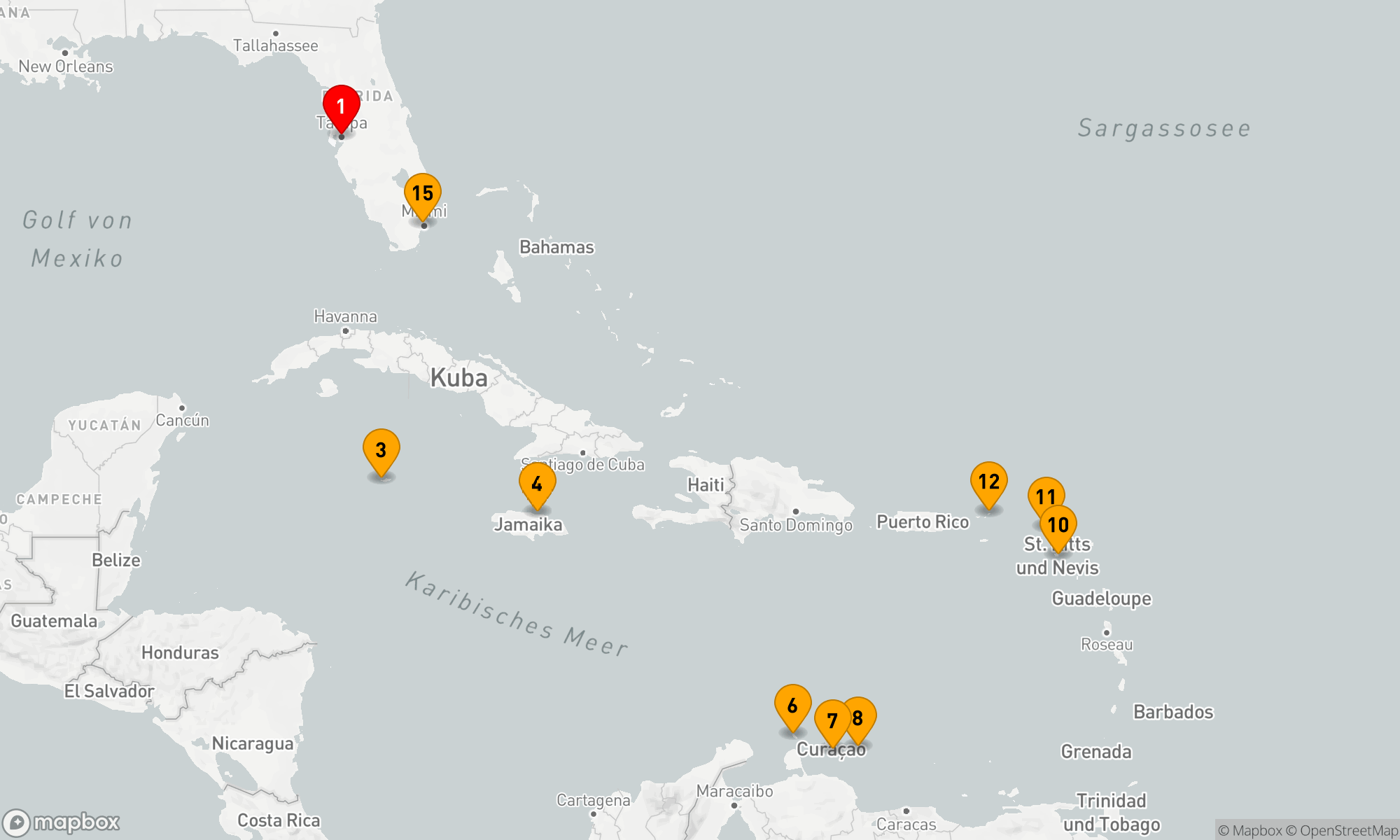 Route 14 Nächte - KARIBISCHES FEST
