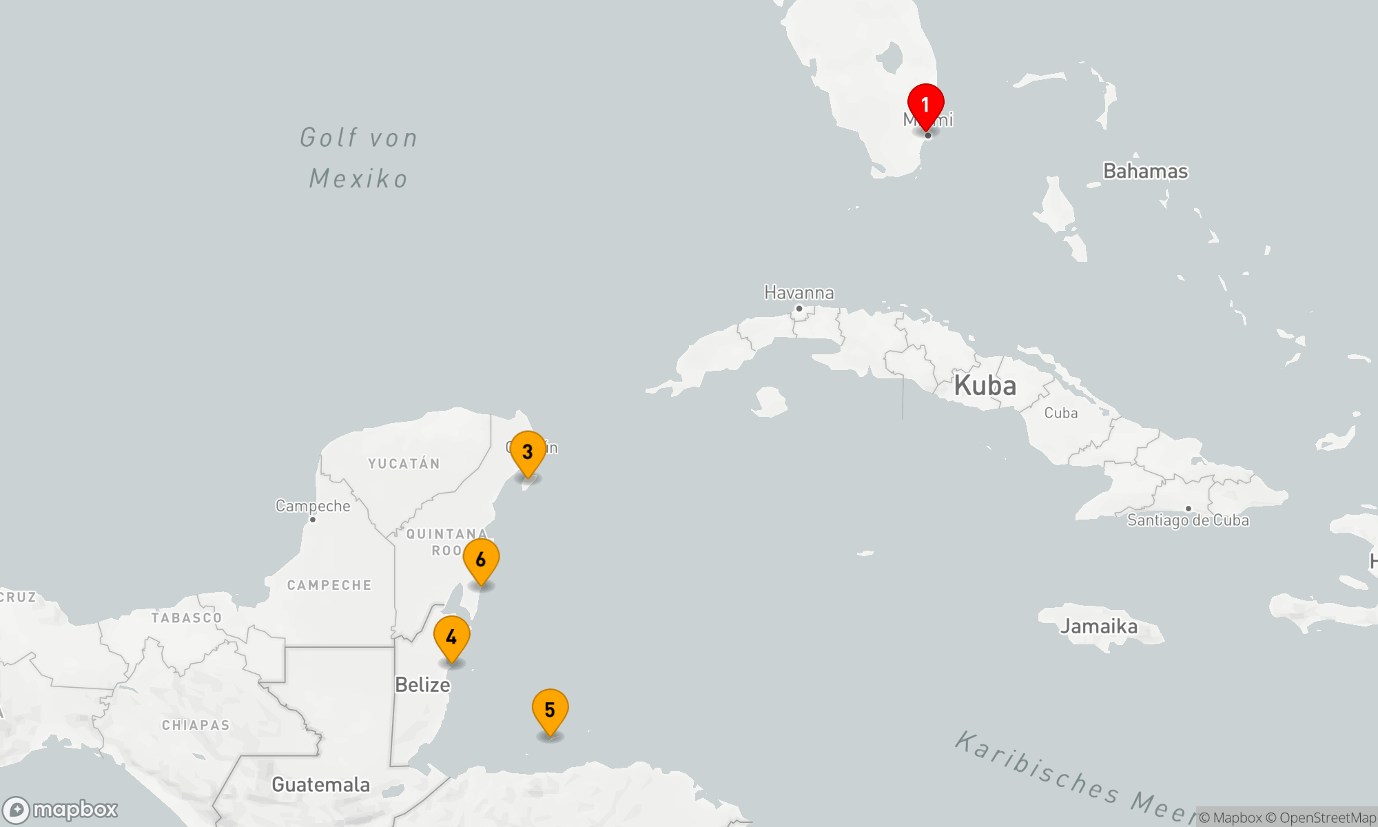 Route 7 Nächte - RUM,  ROATAN & RUINEN