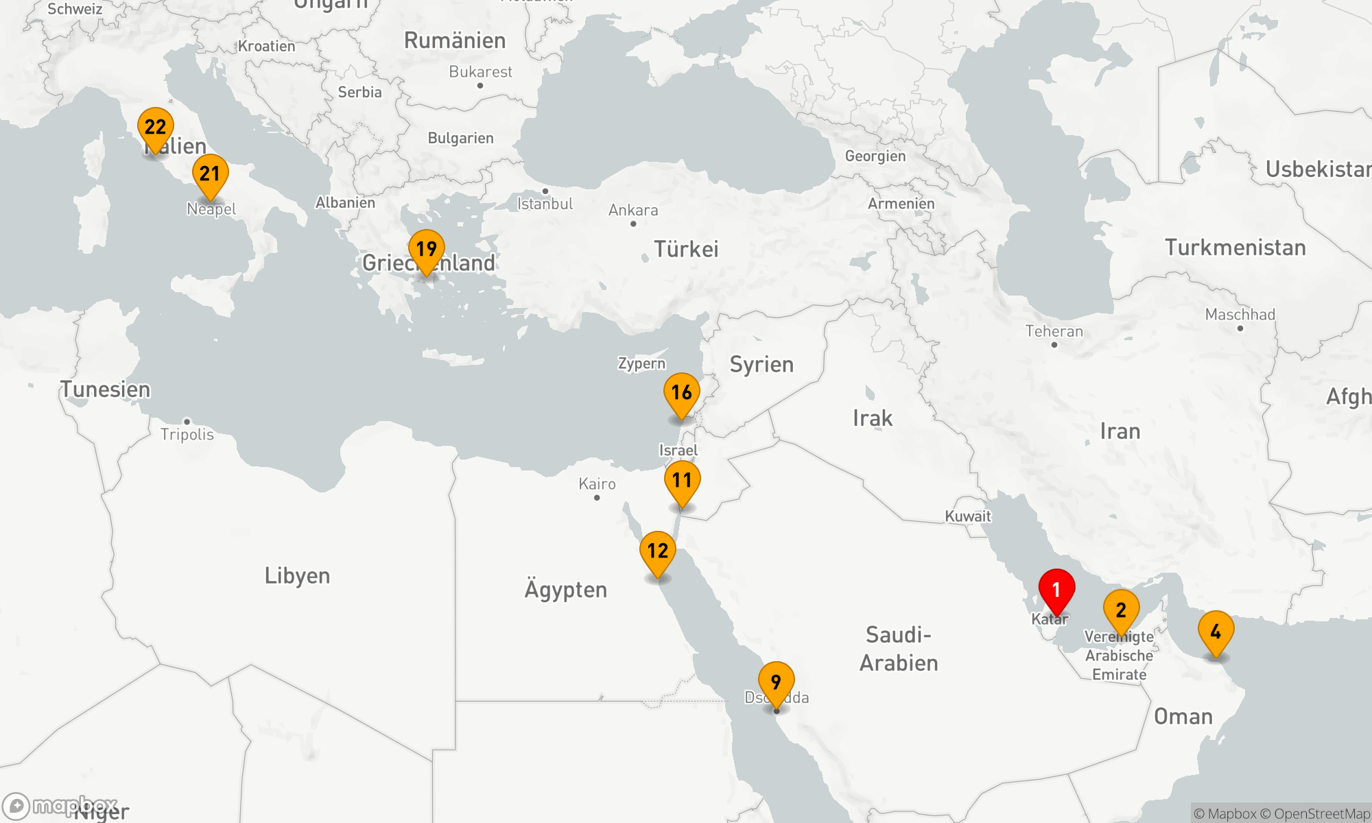 Route 21 Nächte - SOUKS NACH SORRENTO