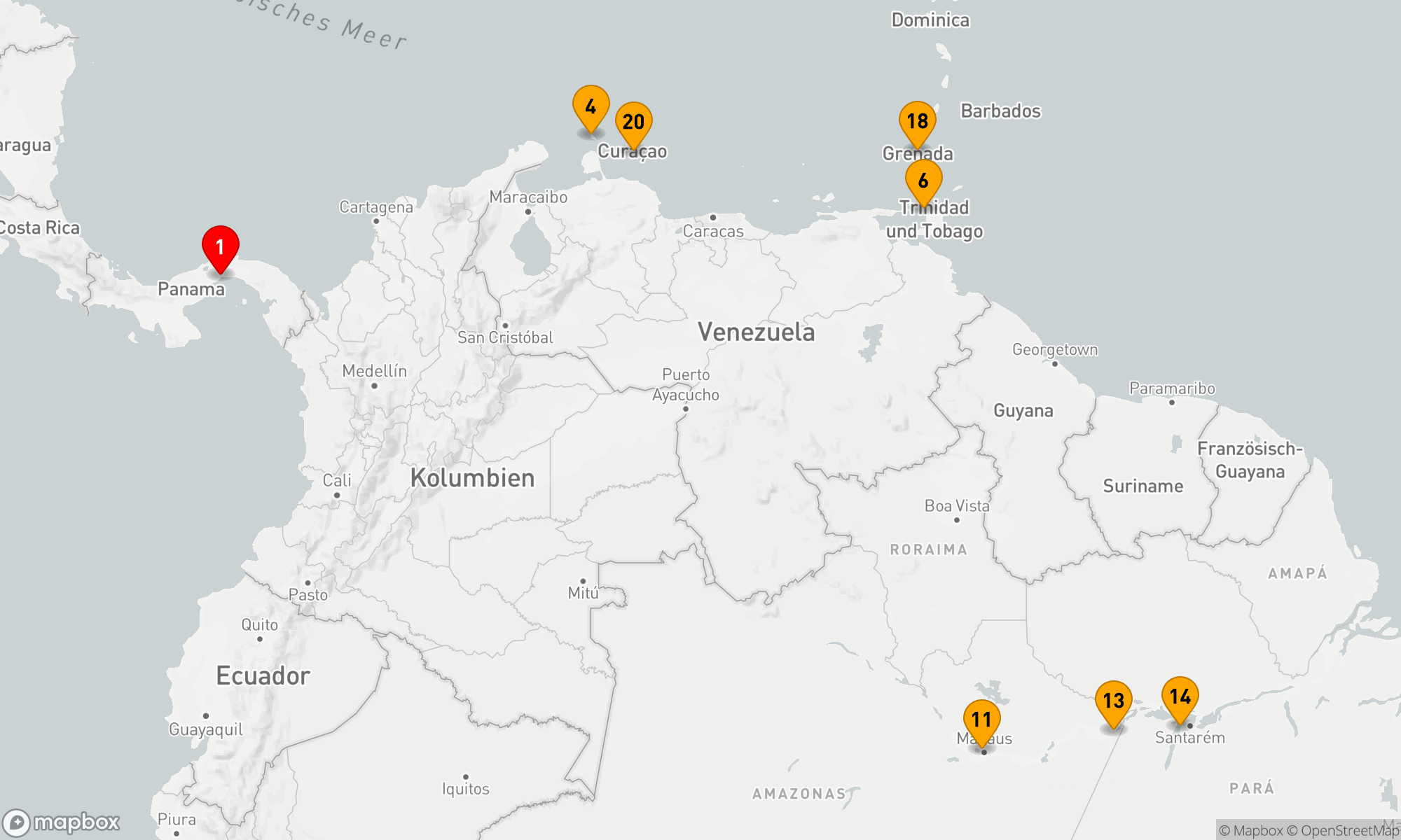 Route 22 Nächte - REISE ZUM AMAZONAS