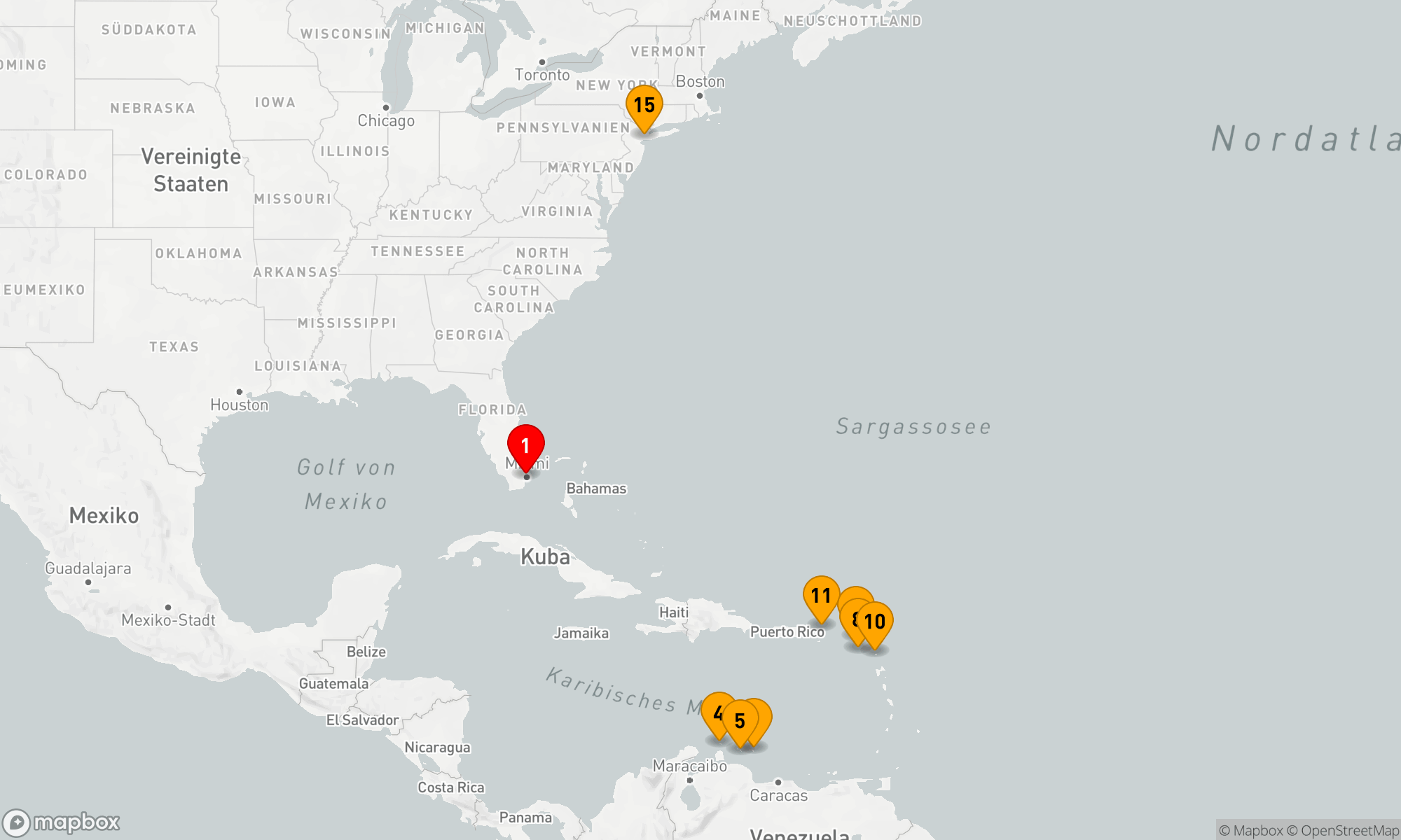 Route 14 Nächte - KARIBIK-KOMPASS