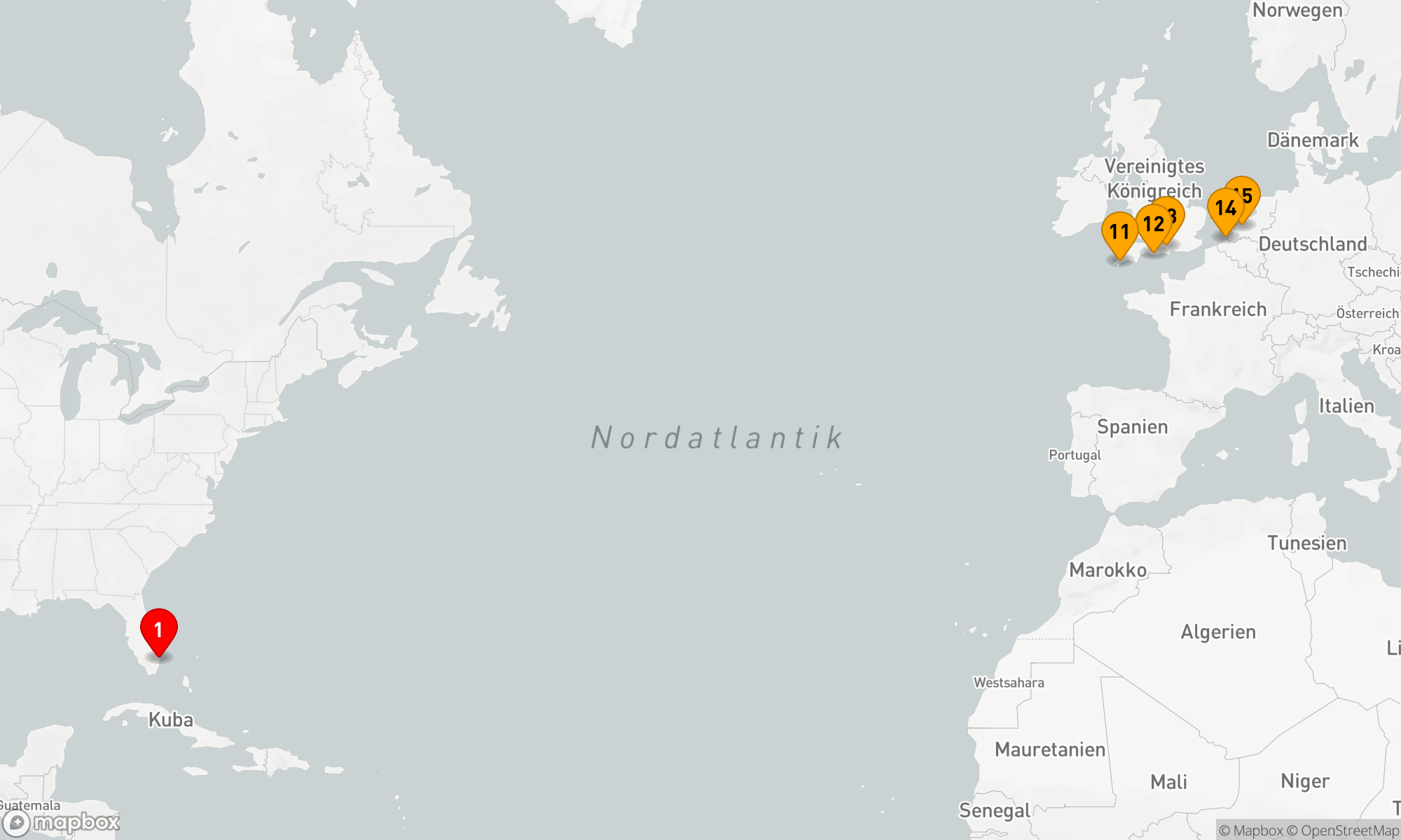 Route 14 Nächte - KULTURELLE KREUZUNG MIT LONDON UND BRÜGGE