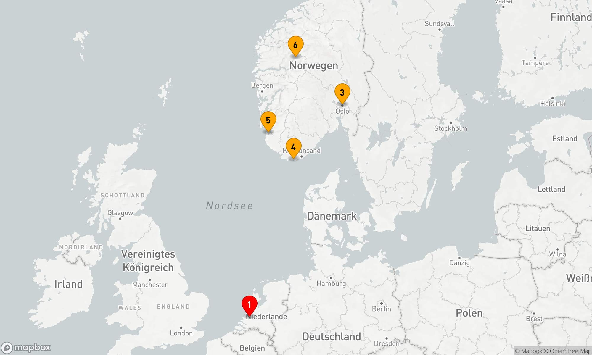 Route 7 Nächte - NORWEGISCHE FJORDE & SOGNEFJORD MIT HISTORY CHANNEL
