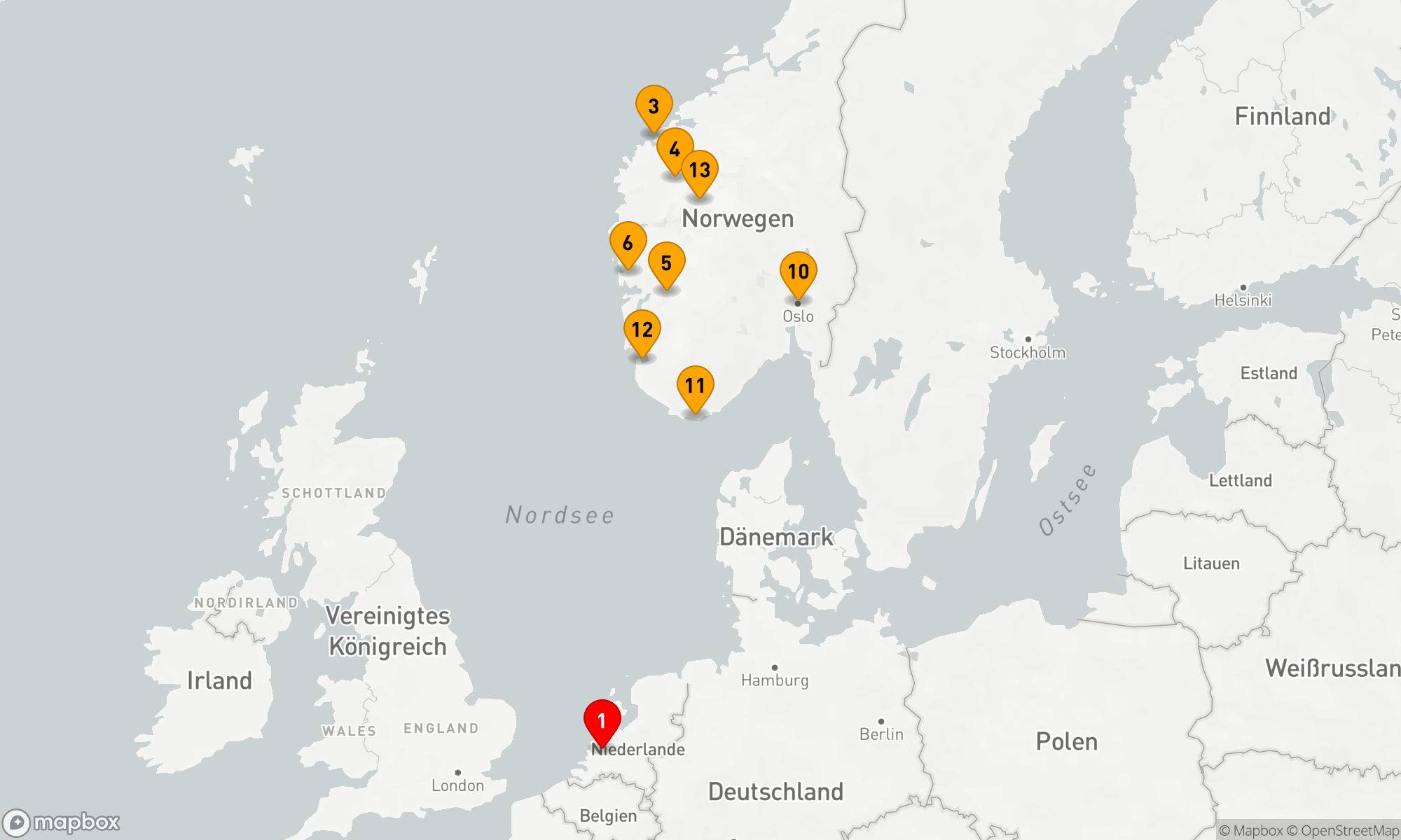 Route 14 Nächte - FJORDE NORWEGENS SAMMLERREISE