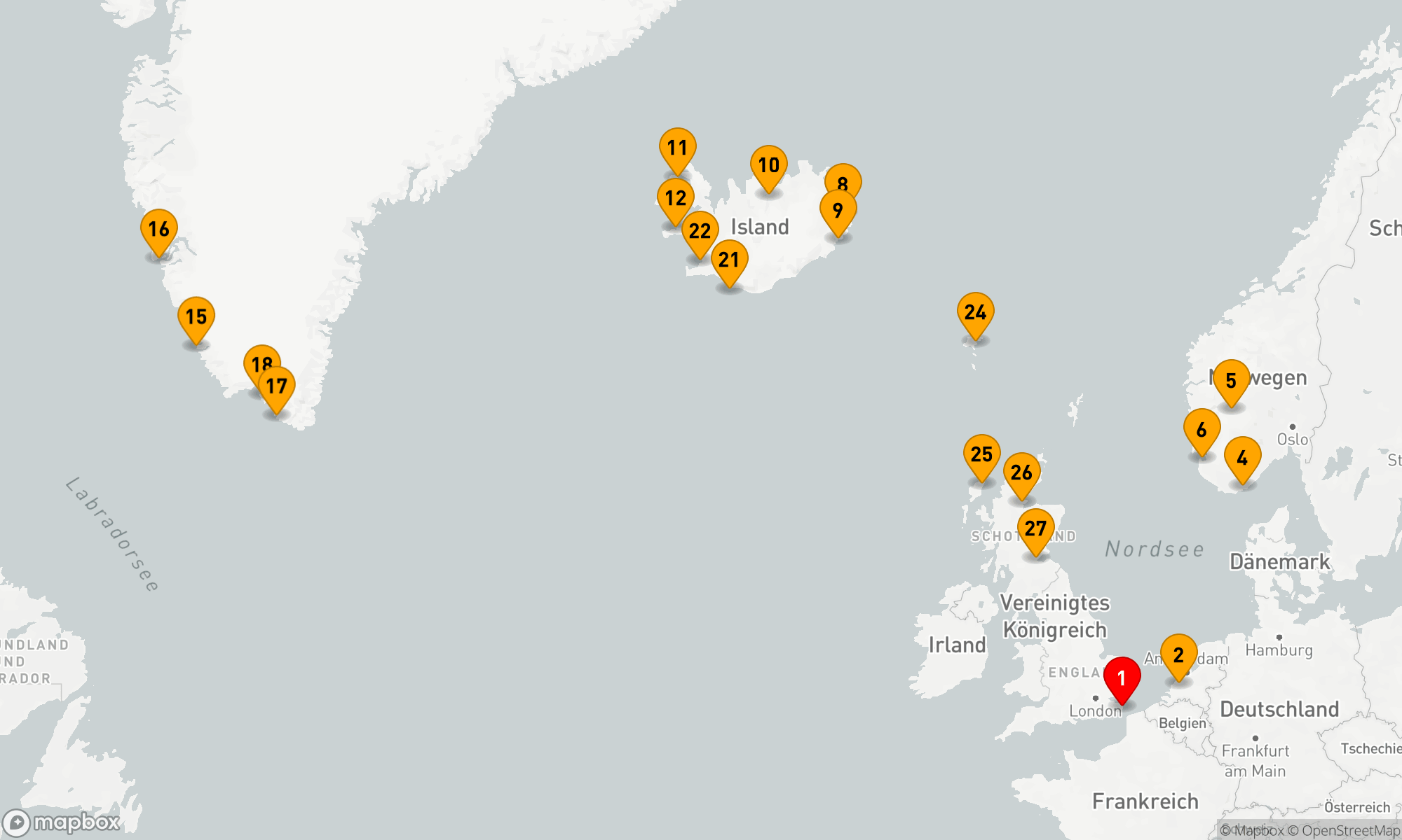 Route 28 Nächte - LEGENDÄRE SONNENFINSTERNIS MIT GRÖNLAND & SCHOTTLAND