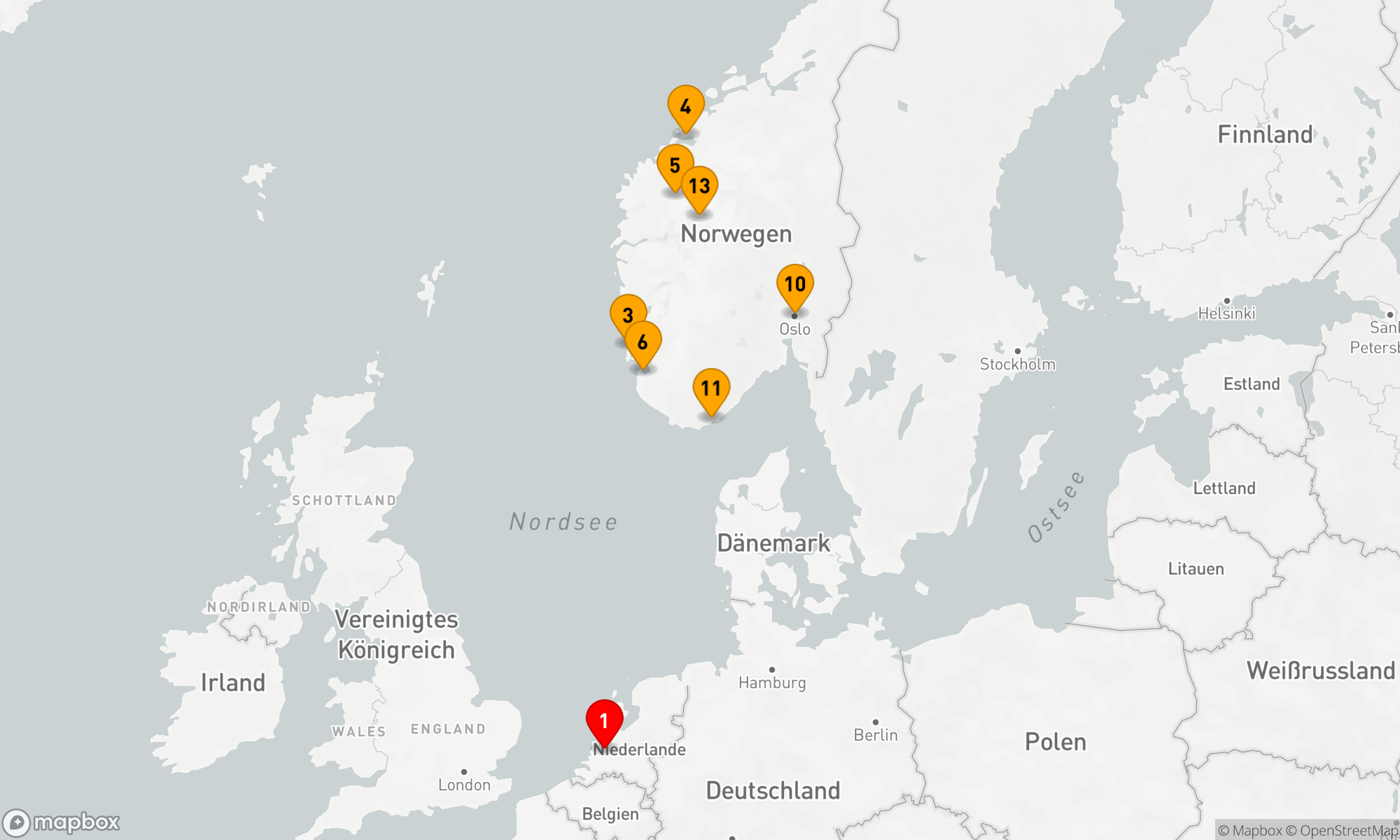 Route 14 Nächte - FJORDE NORWEGENS SAMMLERREISE