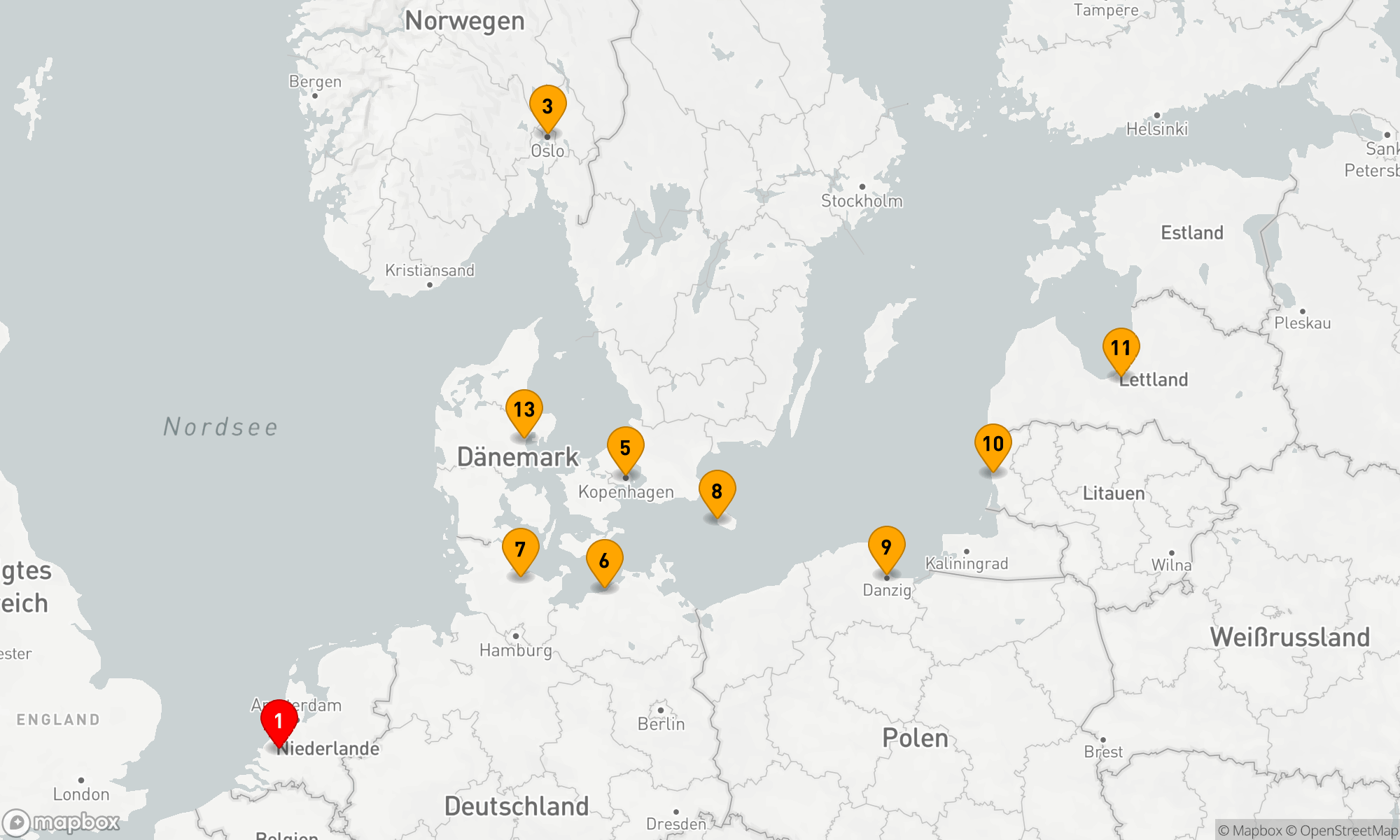 Route 14 Nächte - SKANDINAVIEN & BERLINER OKTOBERFEST MIT HISTORY CHANNEL