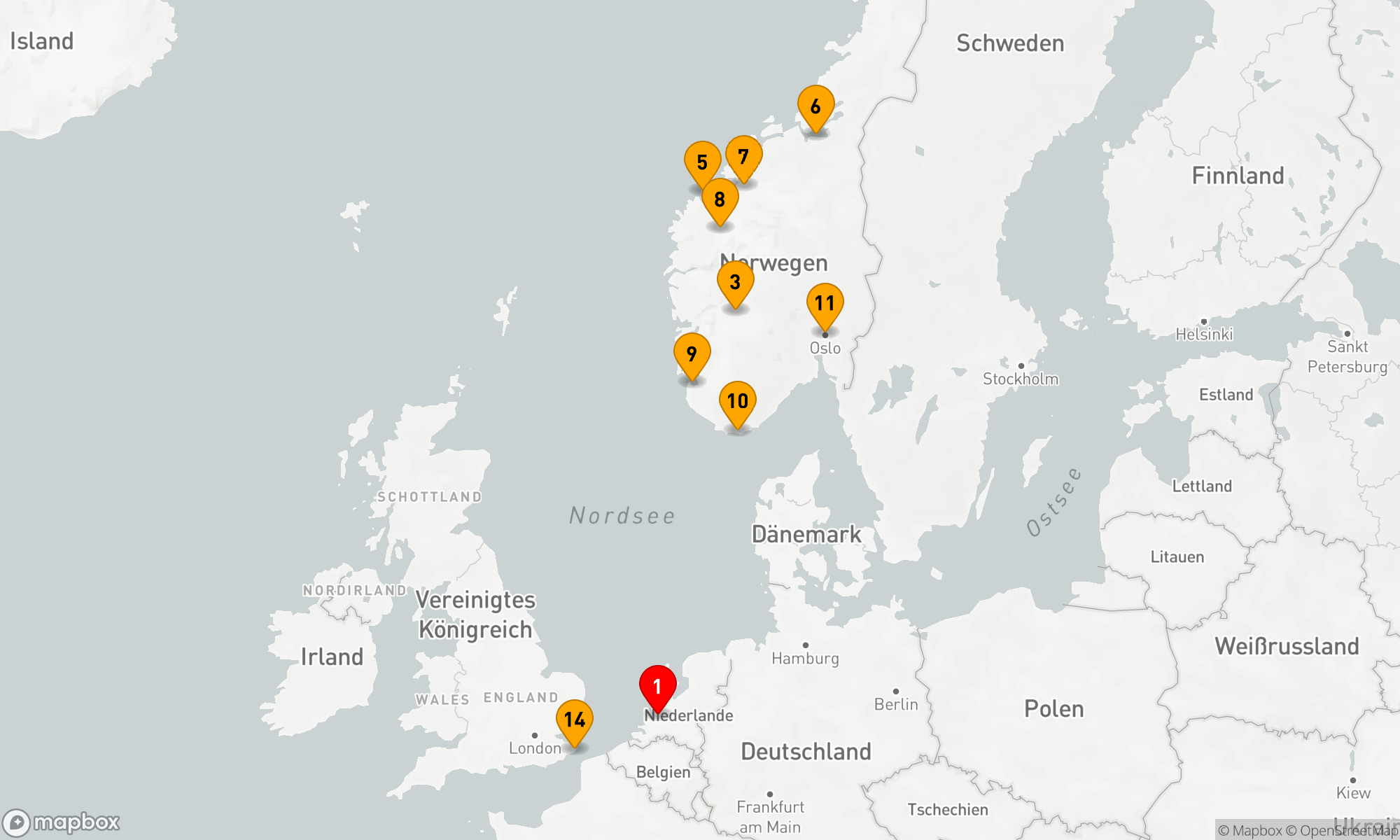 Route 13 Nächte - FJORDE NORWEGENS MIT HISTORY CHANNEL