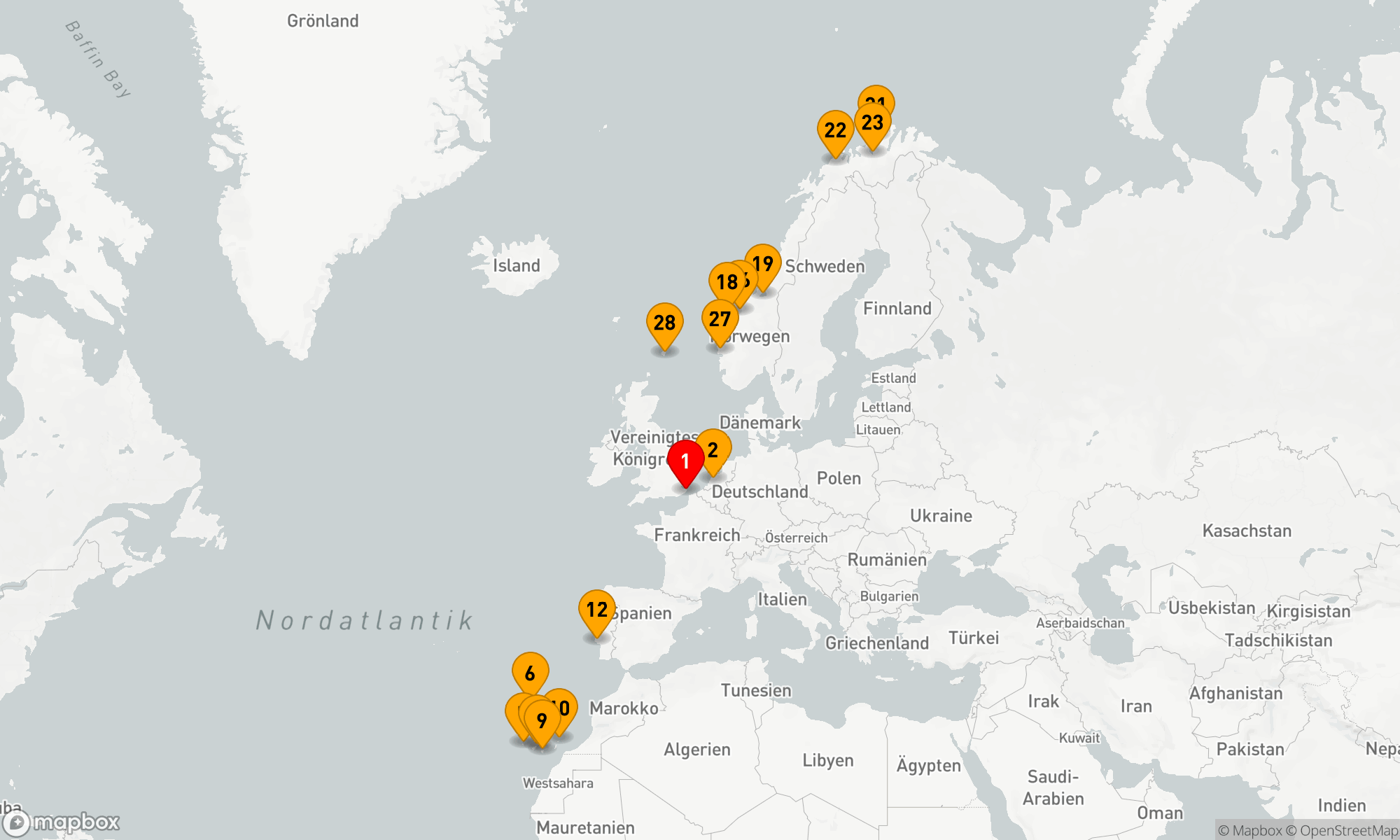 Route 29 Nächte - SAMMLERREISE KANARISCHE INSELN & NORDLICHT
