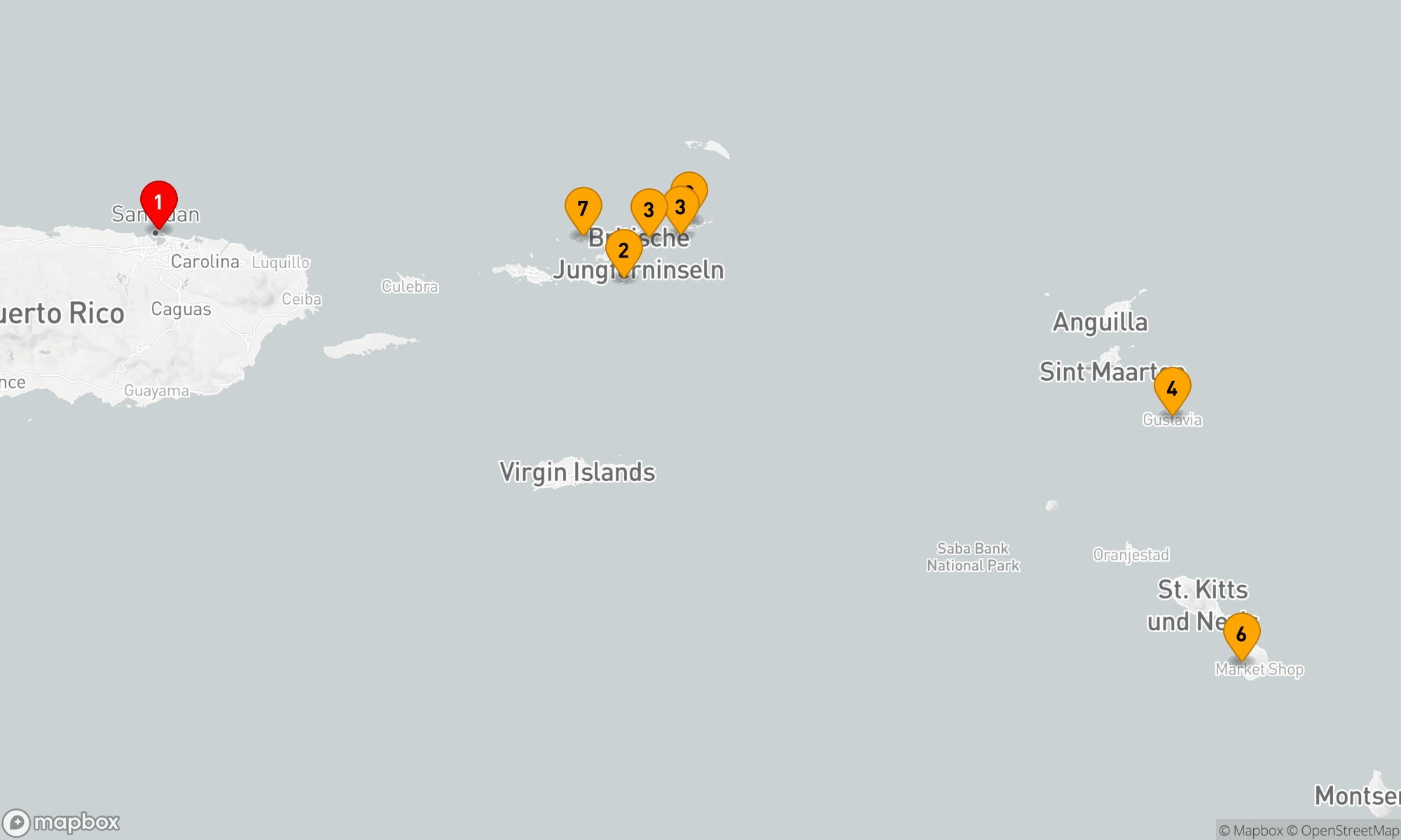 Route 7 Nächte - Karibische Inselträume mit SeaDream