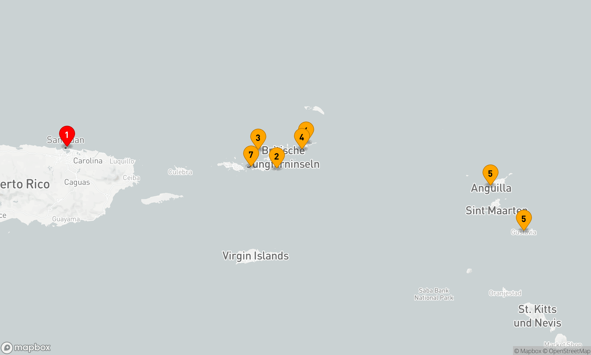 Route 7 Nächte - Karibische Inselträume mit SeaDream