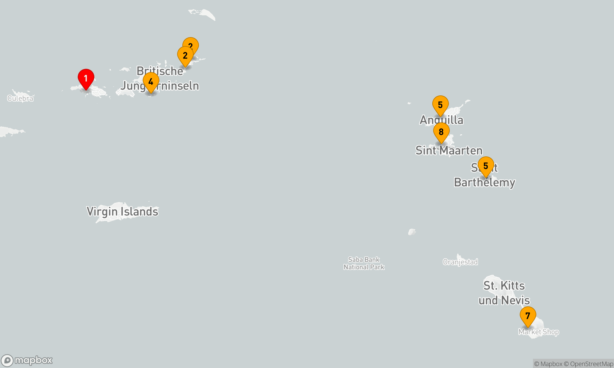 Route 7 Nächte - Karibische Träume und Inselzauber