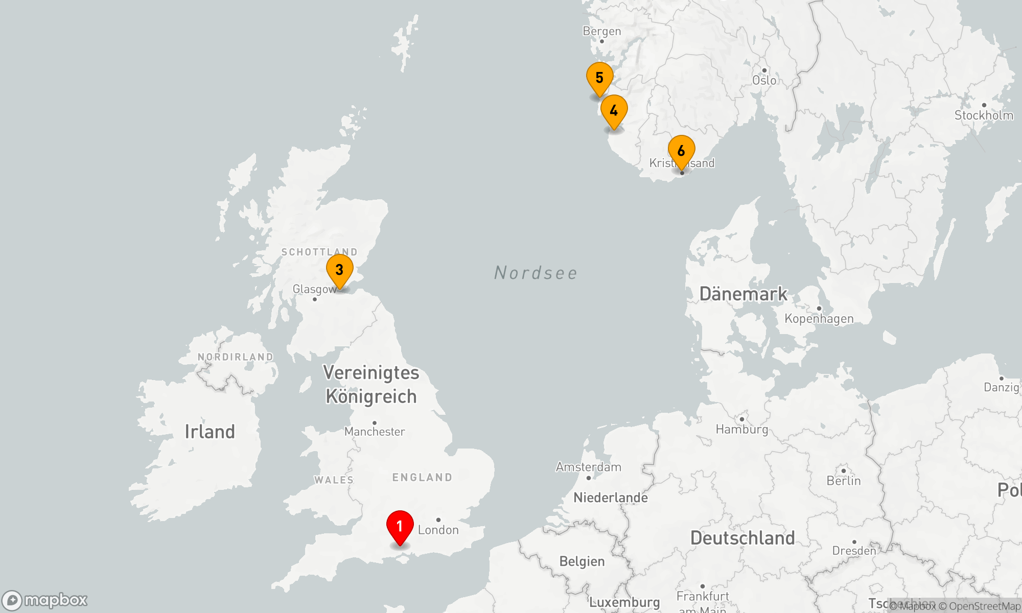 Route 7 Nächte - Nordische Entdeckungsreise ab Southampton
