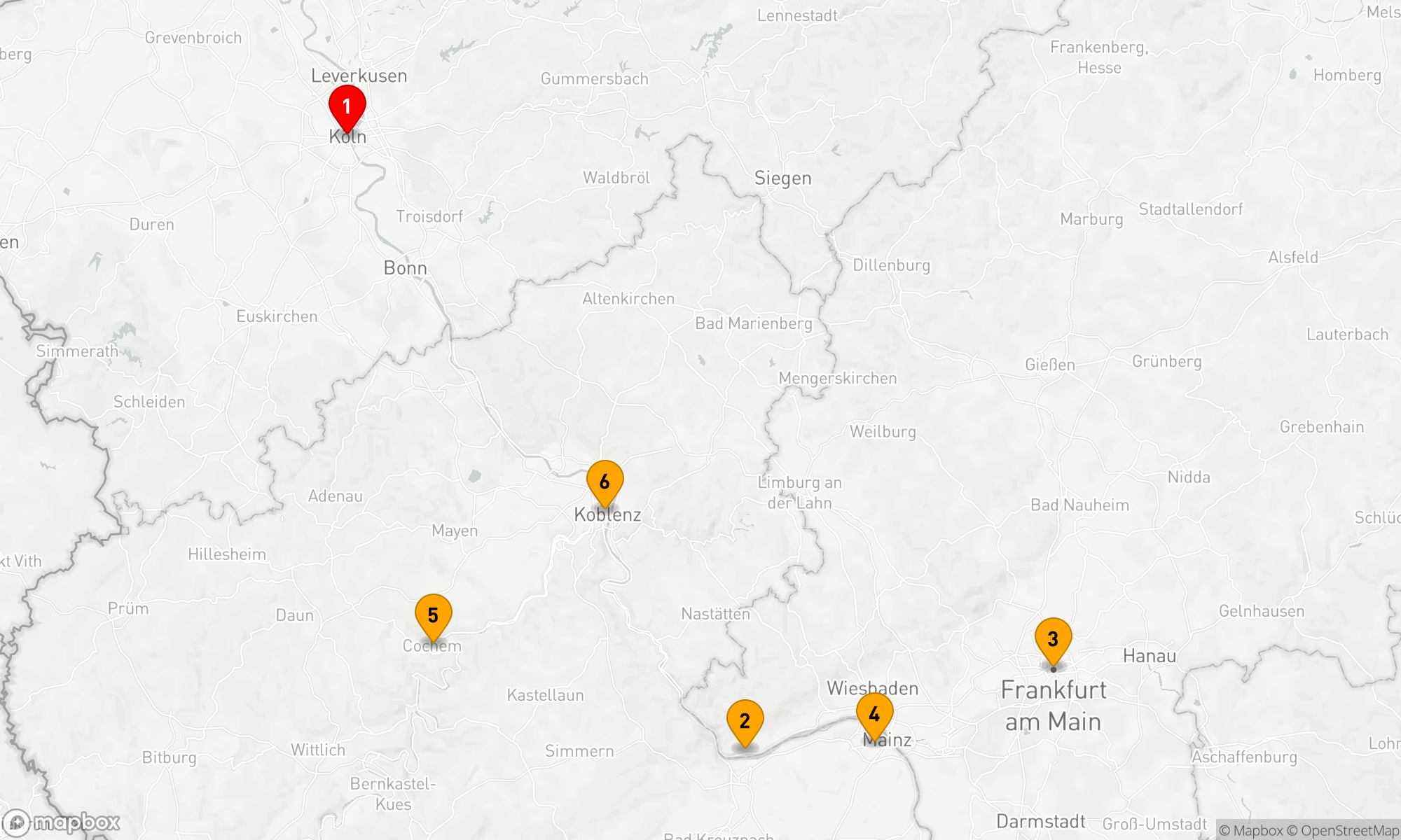 Route 7 Nächte - Rhein Erlebnis St. Goar