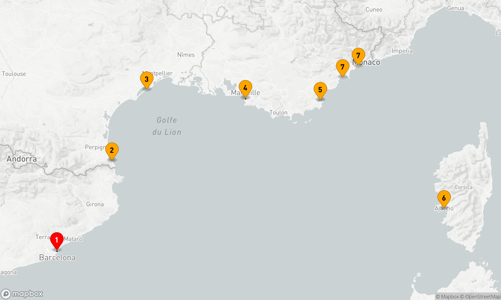 Route 7 Nächte - FRANKREICH INTENSIV KREUZFAHRT: MARSEILLE,  CANNES & NIZZA