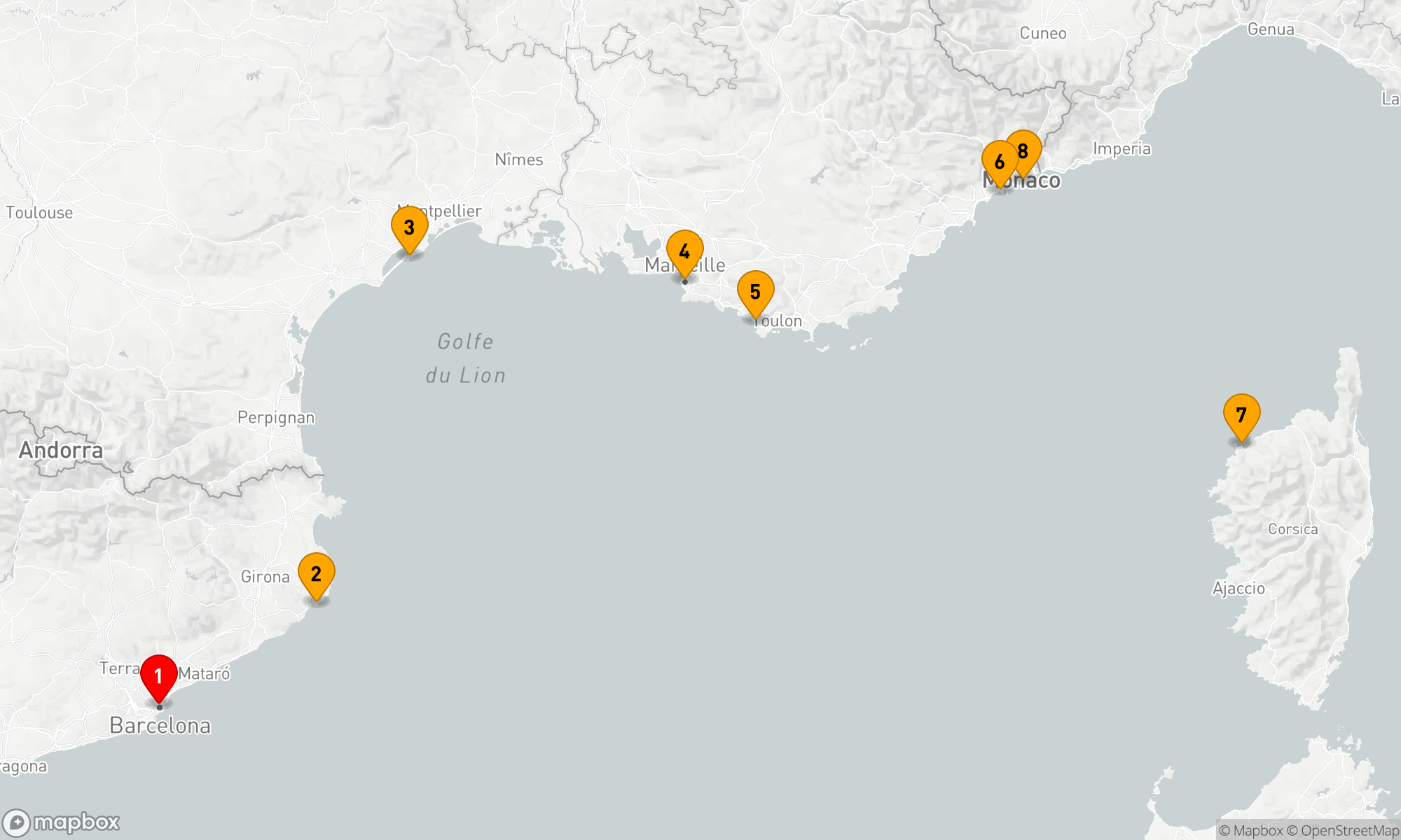 Route 7 Nächte - FRANKREICH INTENSIV KREUZFAHRT: MARSEILLE,  SANARY-SUR-MER & NIZZA