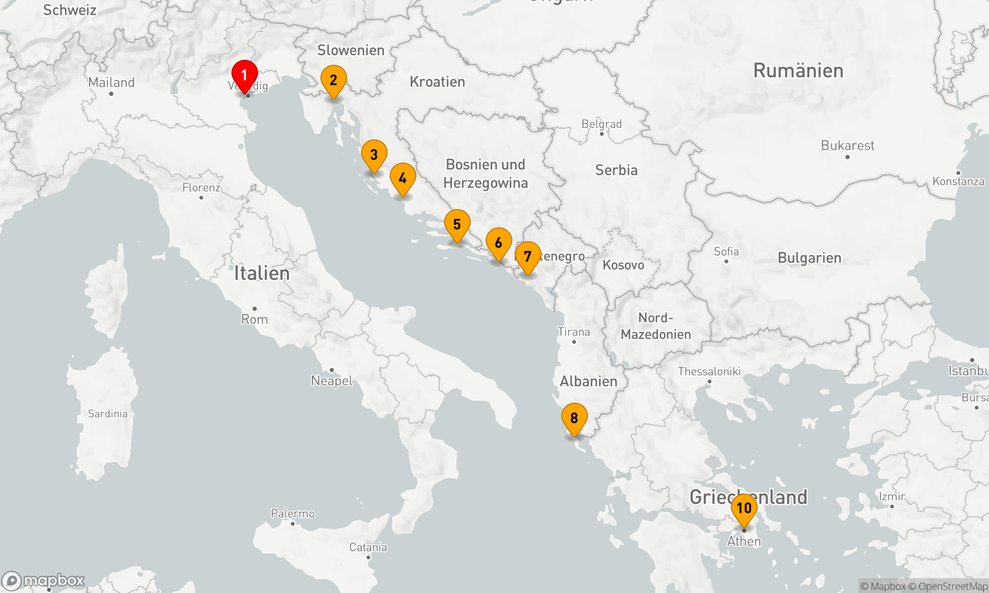 Route 9 Nächte - KROATIEN INTENSIV KREUZFAHRT: DUBROVNIK,  SIBENIK & ZADAR