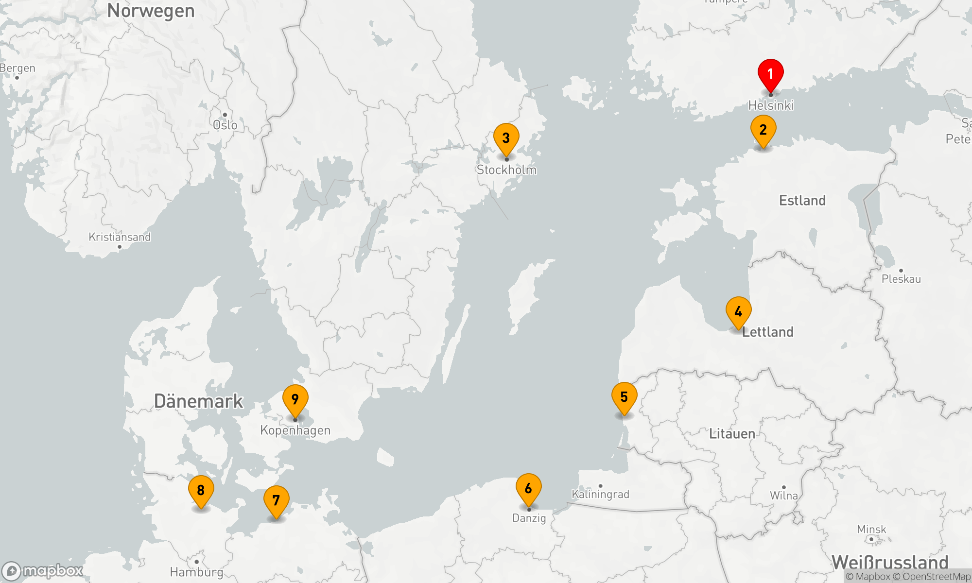 Route 9 Nächte - Nordische Entdeckungsreise