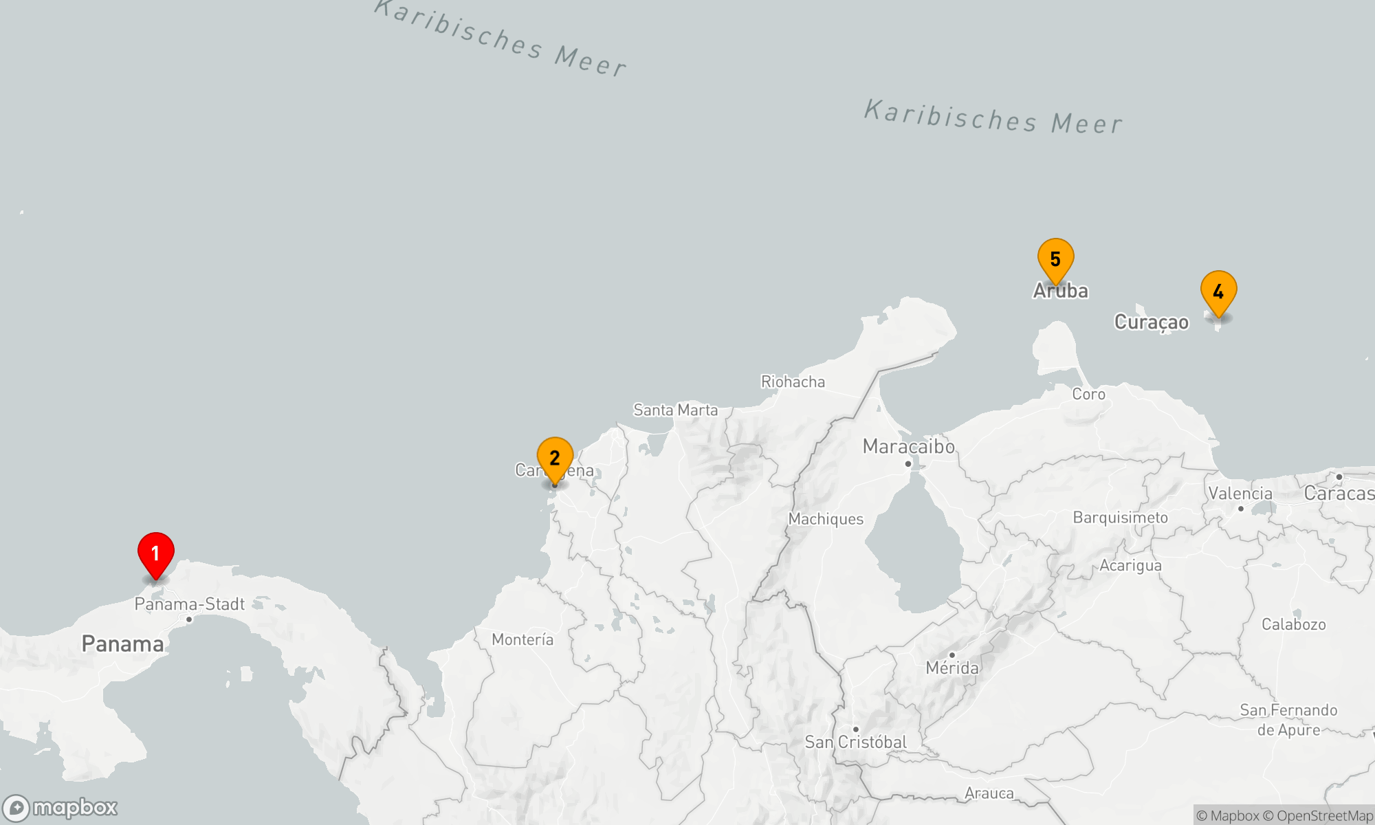 Route 7 Nächte - KREUZFAHRT IN DER SÜDLICHEN KARIBIK