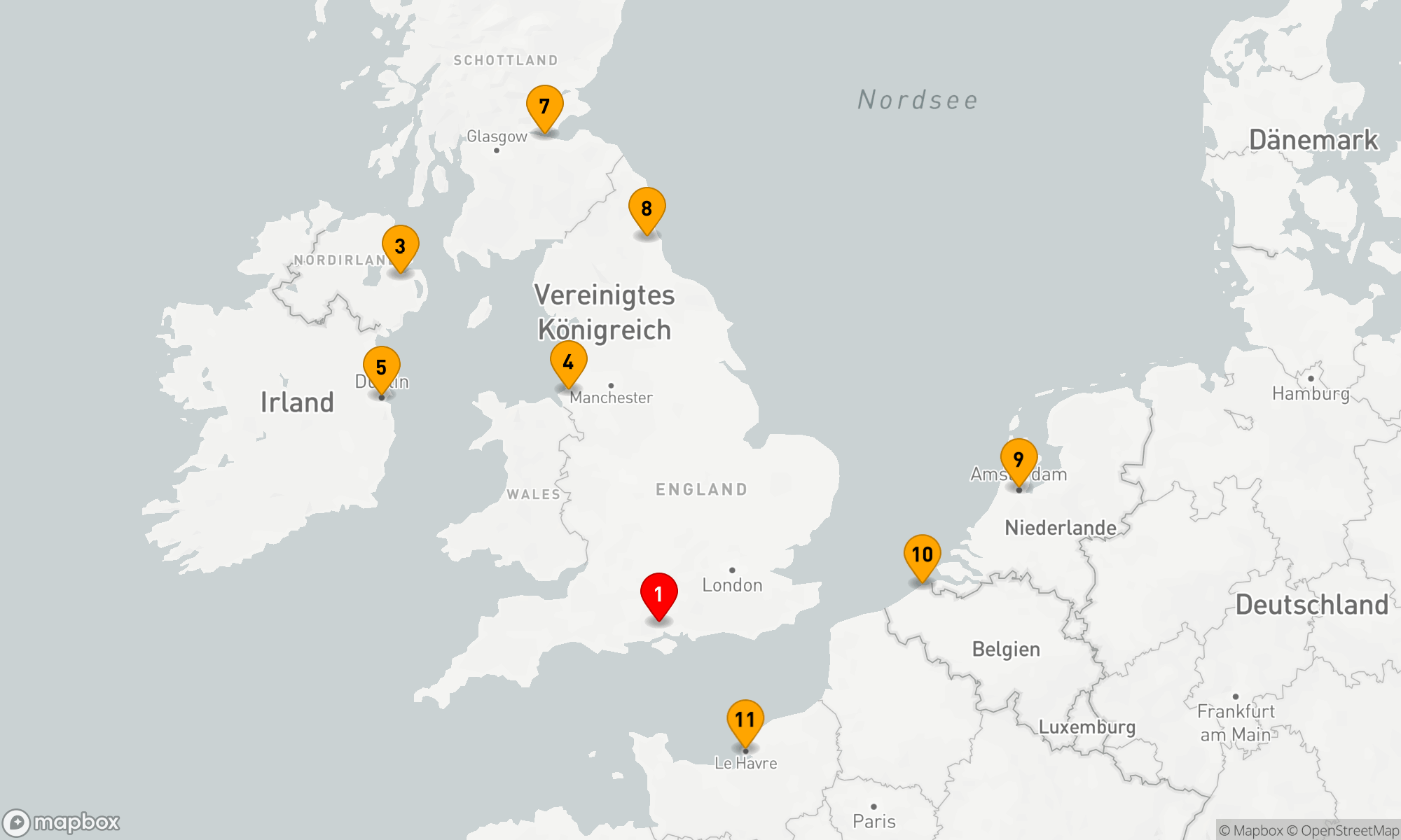 Route 11 Nächte - Metropolen und Küstenzauber Nordeuropas