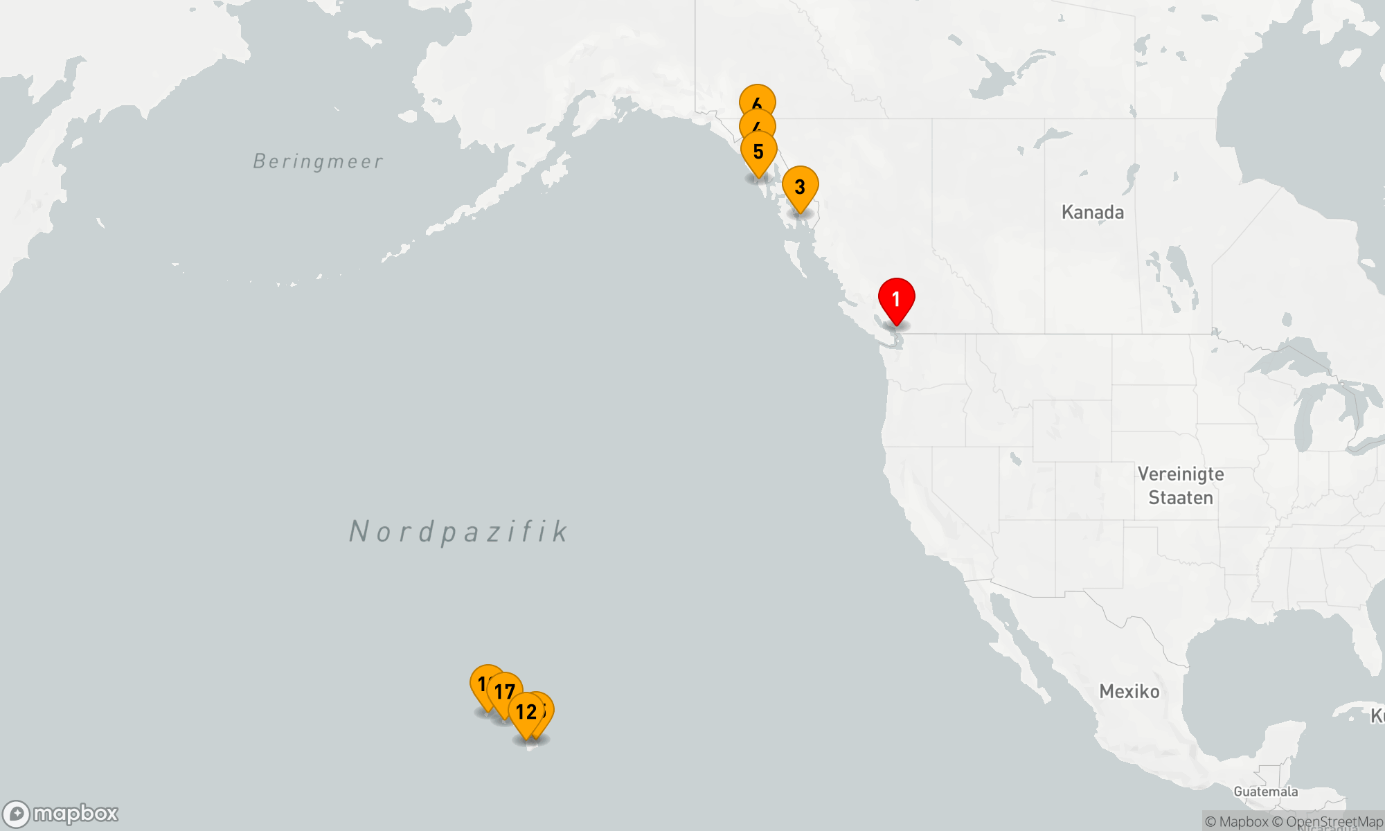 Route 16 Nächte - Von den Gletschern zu den Tropen: Alaskas Impressionen und Hawaiis Paradiese