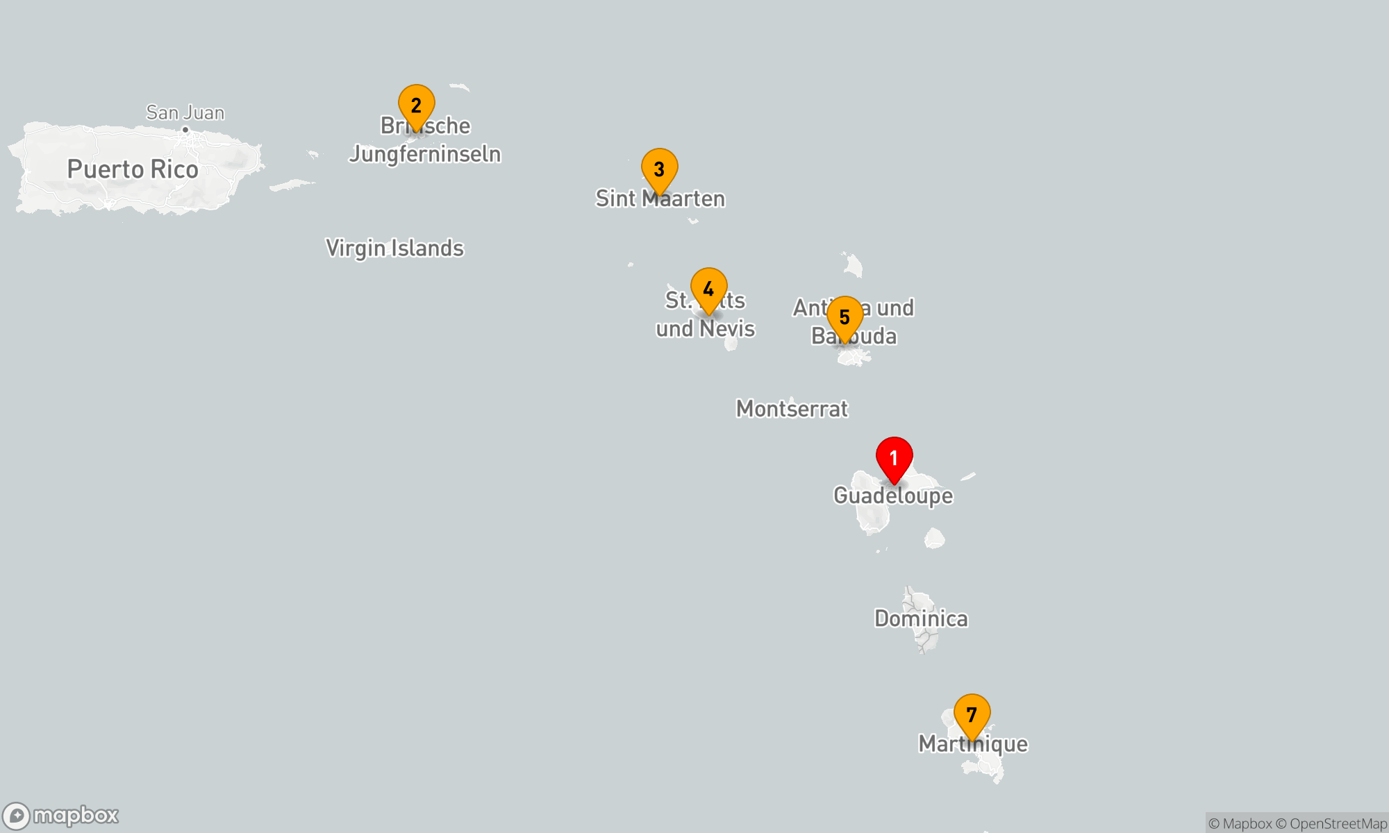 Route 7 Nächte - Karibische Inselträume