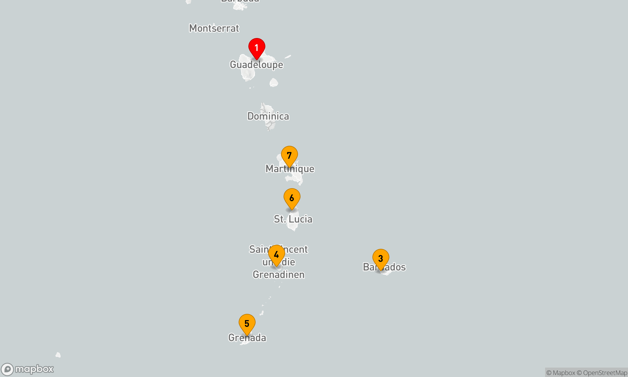 Route 7 Nächte - Karibische Inselträume