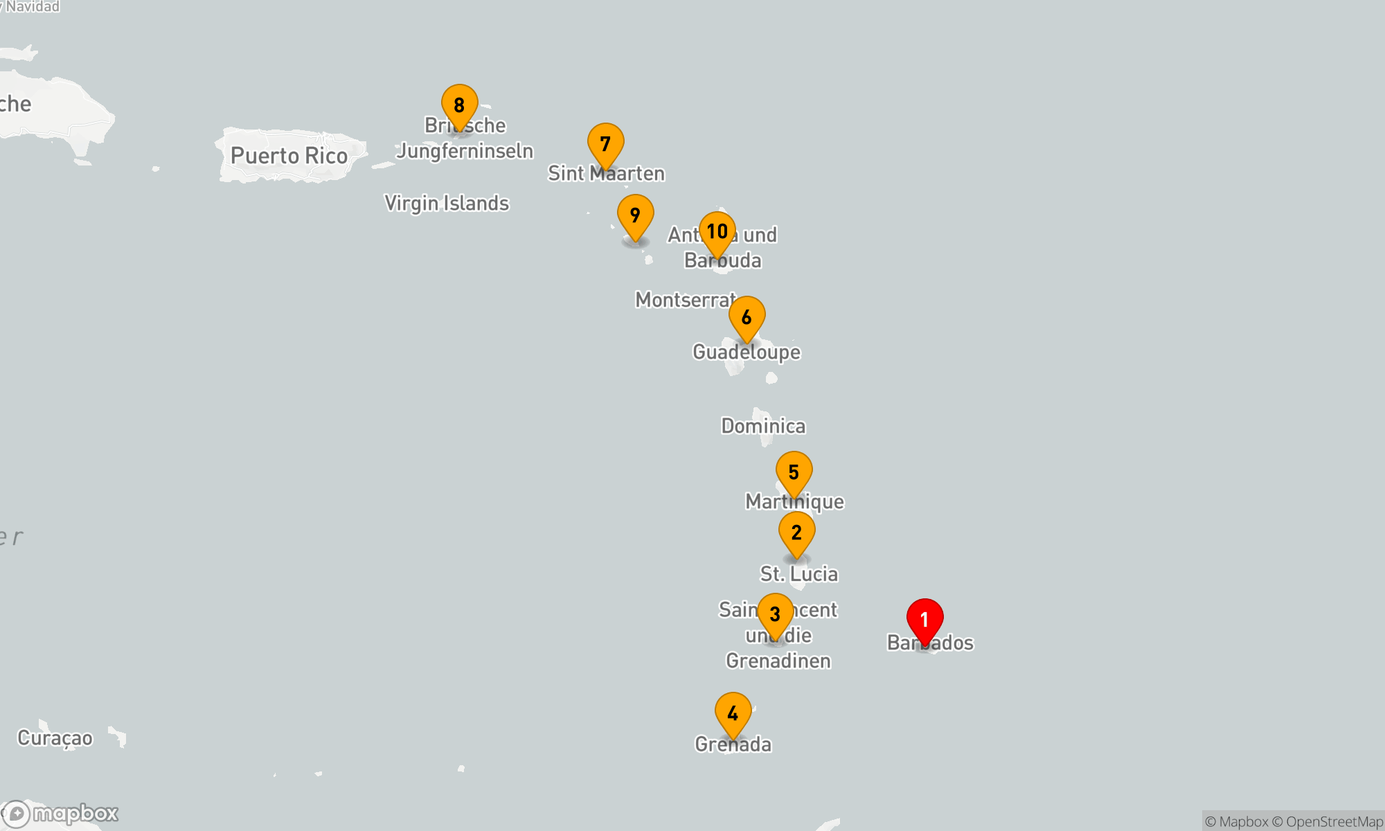 Route 14 Nächte - Karibischer Inseltraum