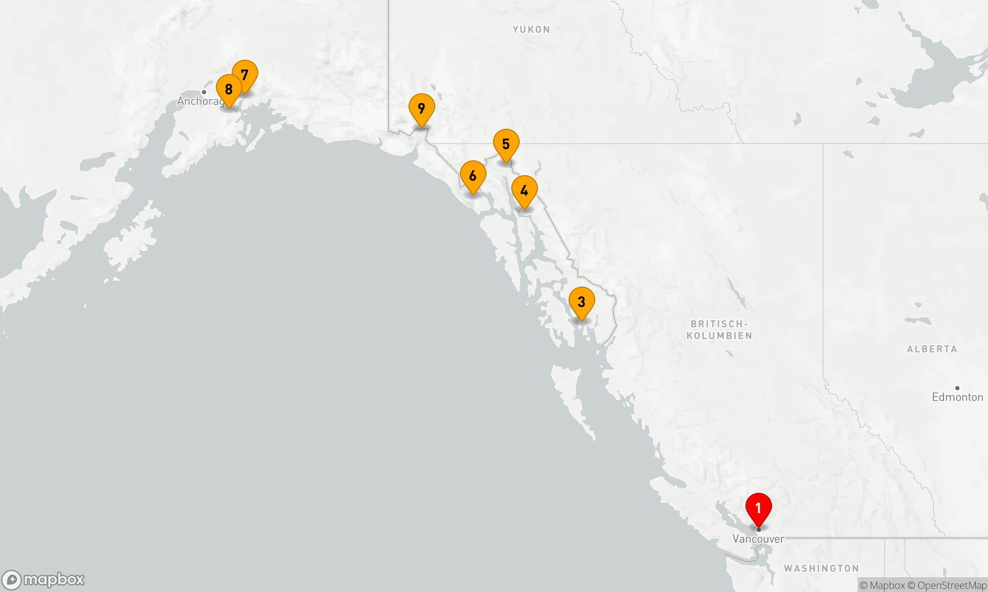 Route 14 Nächte - ALASKA RUNDREISE SAMMLERREISE