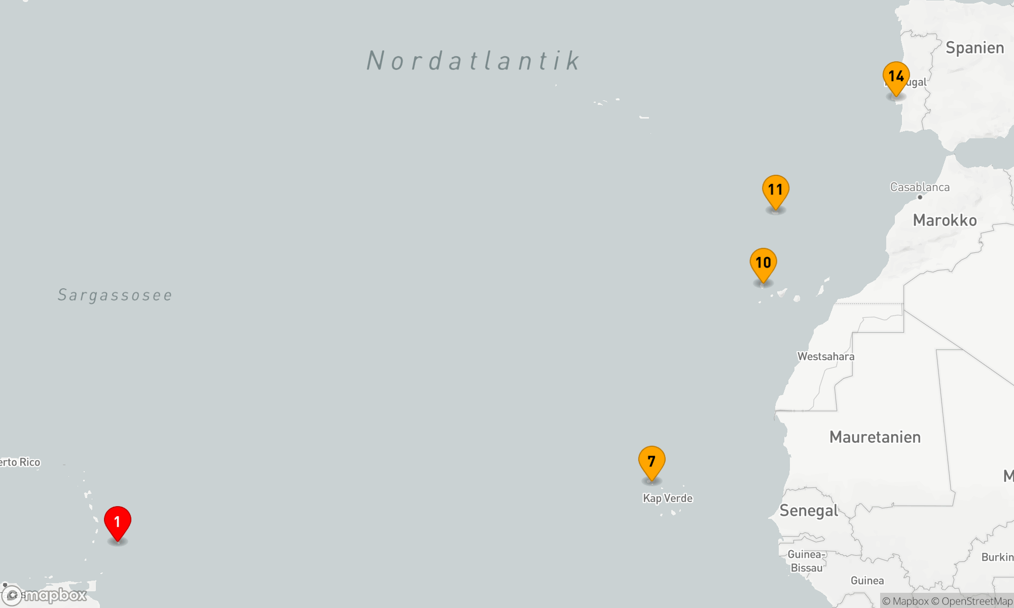 Route 13 Nächte - Glanzvolle Reise durch historische Küstenorte