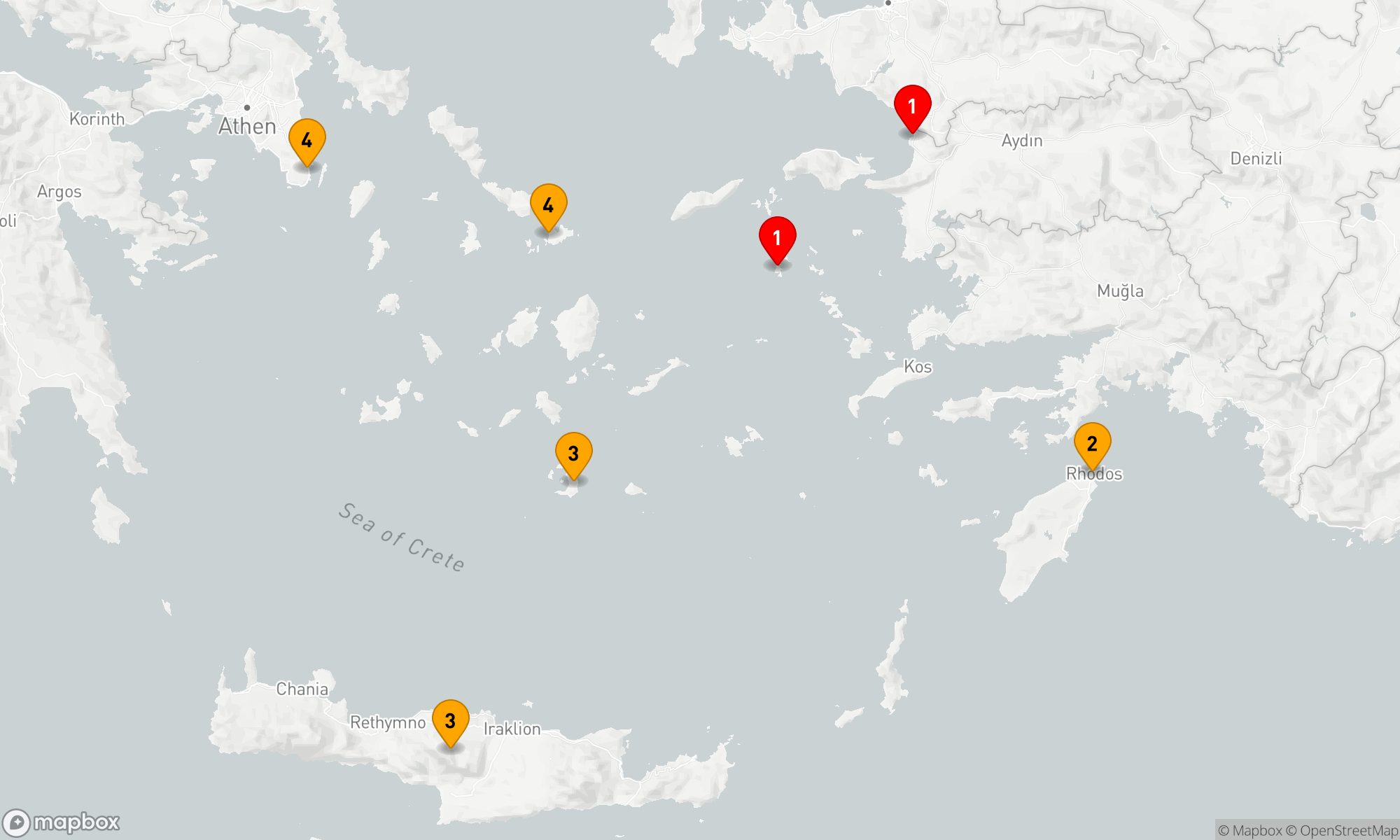 Route 4 Nächte - Ägäische Entdeckungsreise