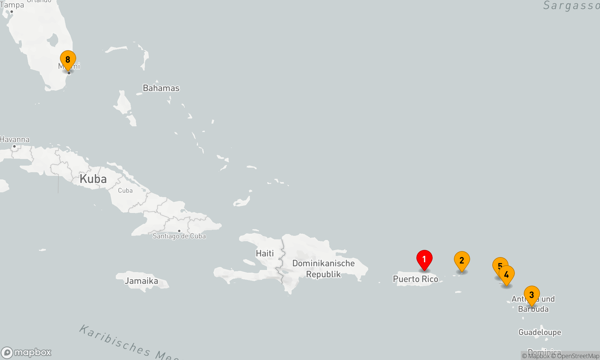 Route 7 Nächte - Karibische Träume: Von San Juan nach Miami