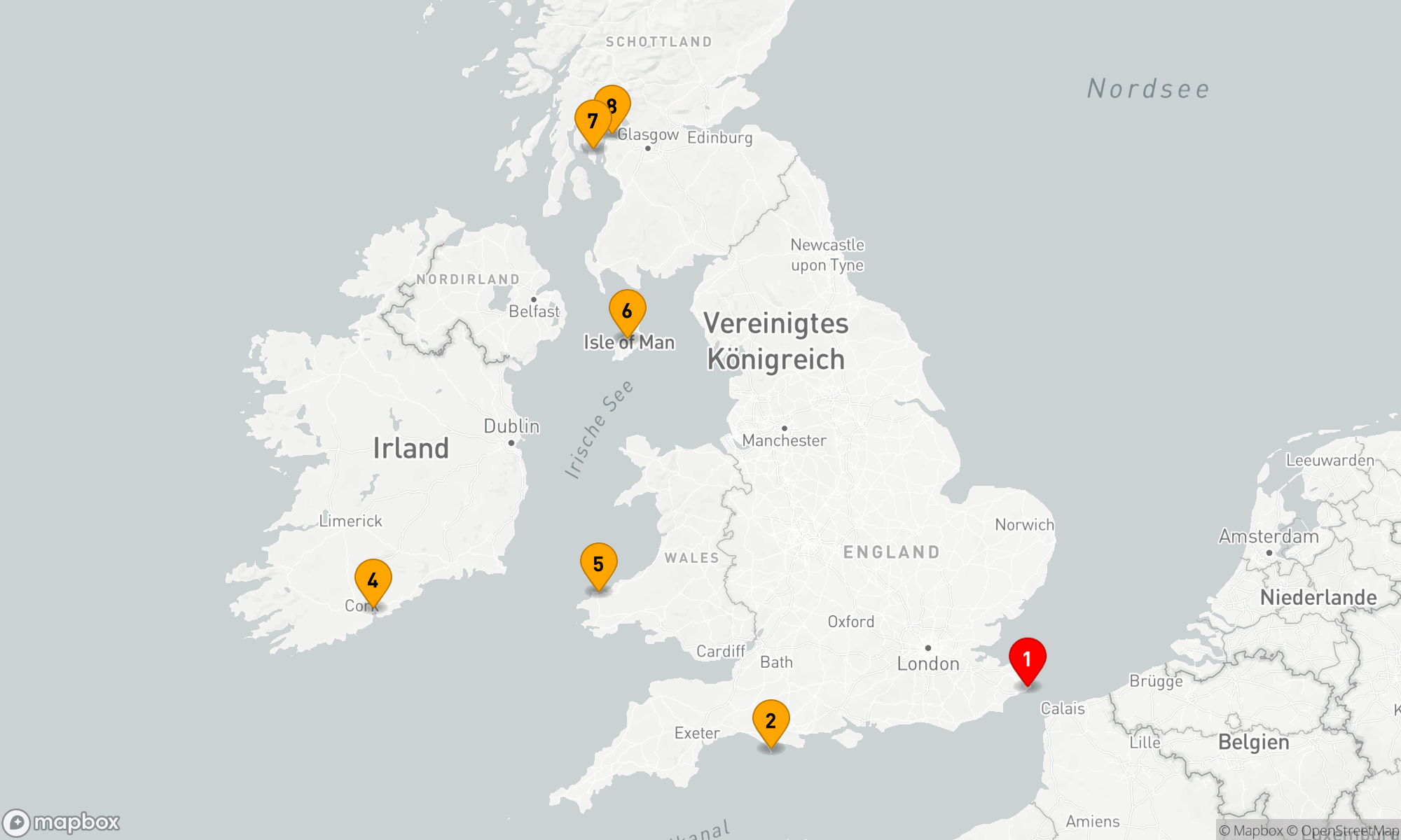 Route 7 Nächte - SCHOTTISCHE INSELN,  IRISCHE KÜSTEN & WALES